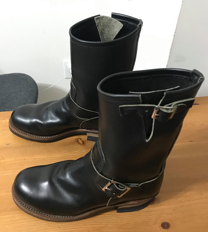 Red Wing 2268 11" Engineer Black Chrome size 9D | The Fedora Lounge