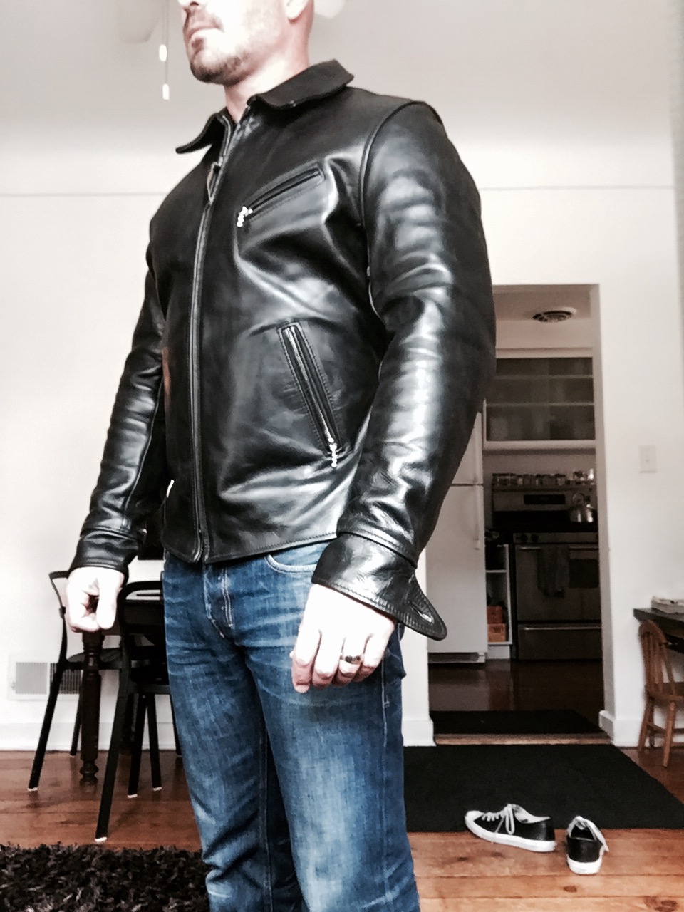 Half sales belt jacket