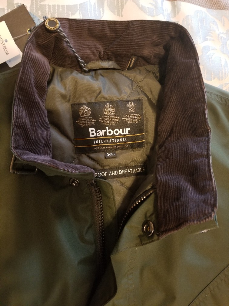 Barbour Jacket XL Sage | The Fedora Lounge