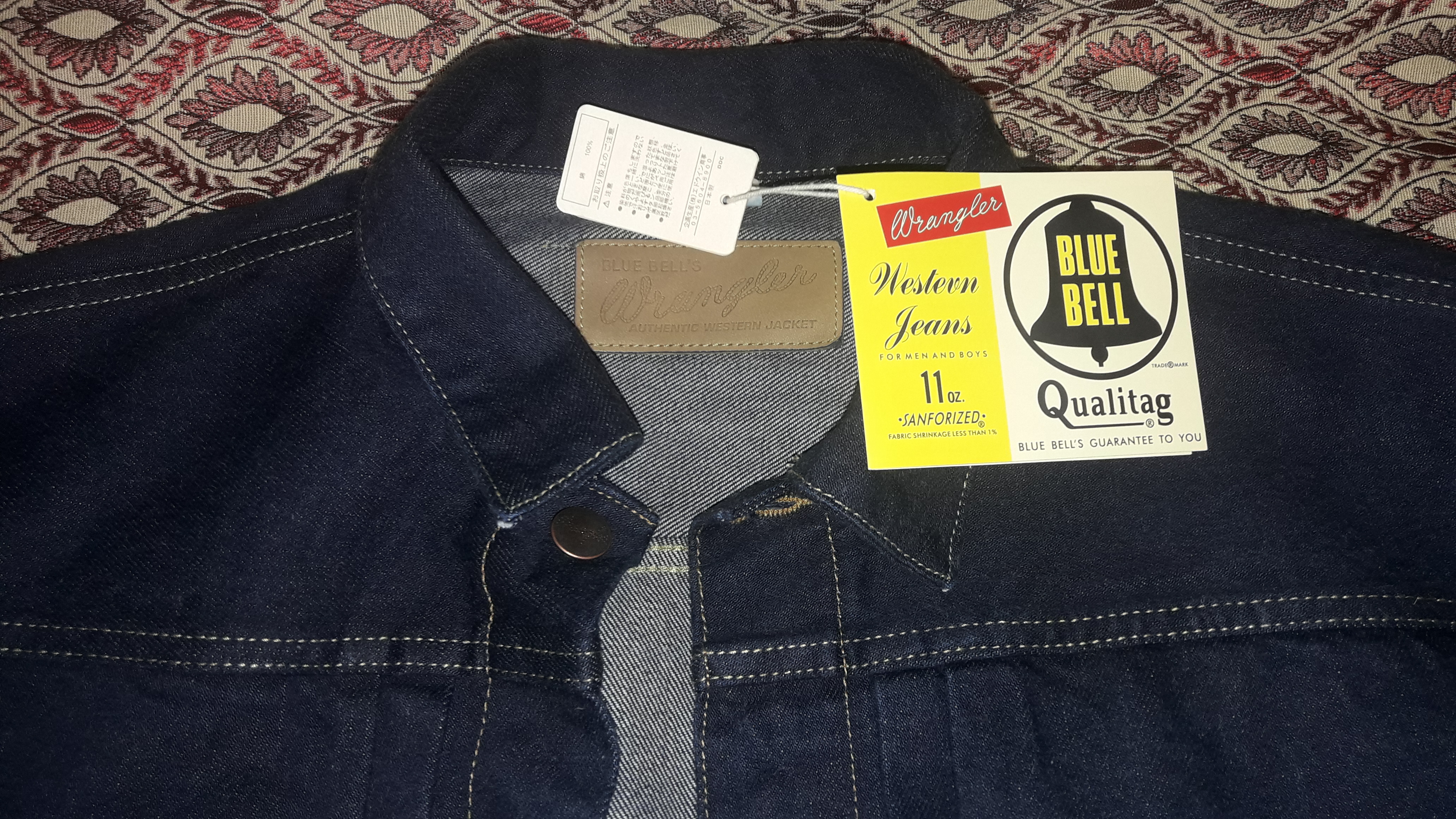 Wrangler Blue bell 11mj jacket size 42 selvedge denim | The Fedora Lounge