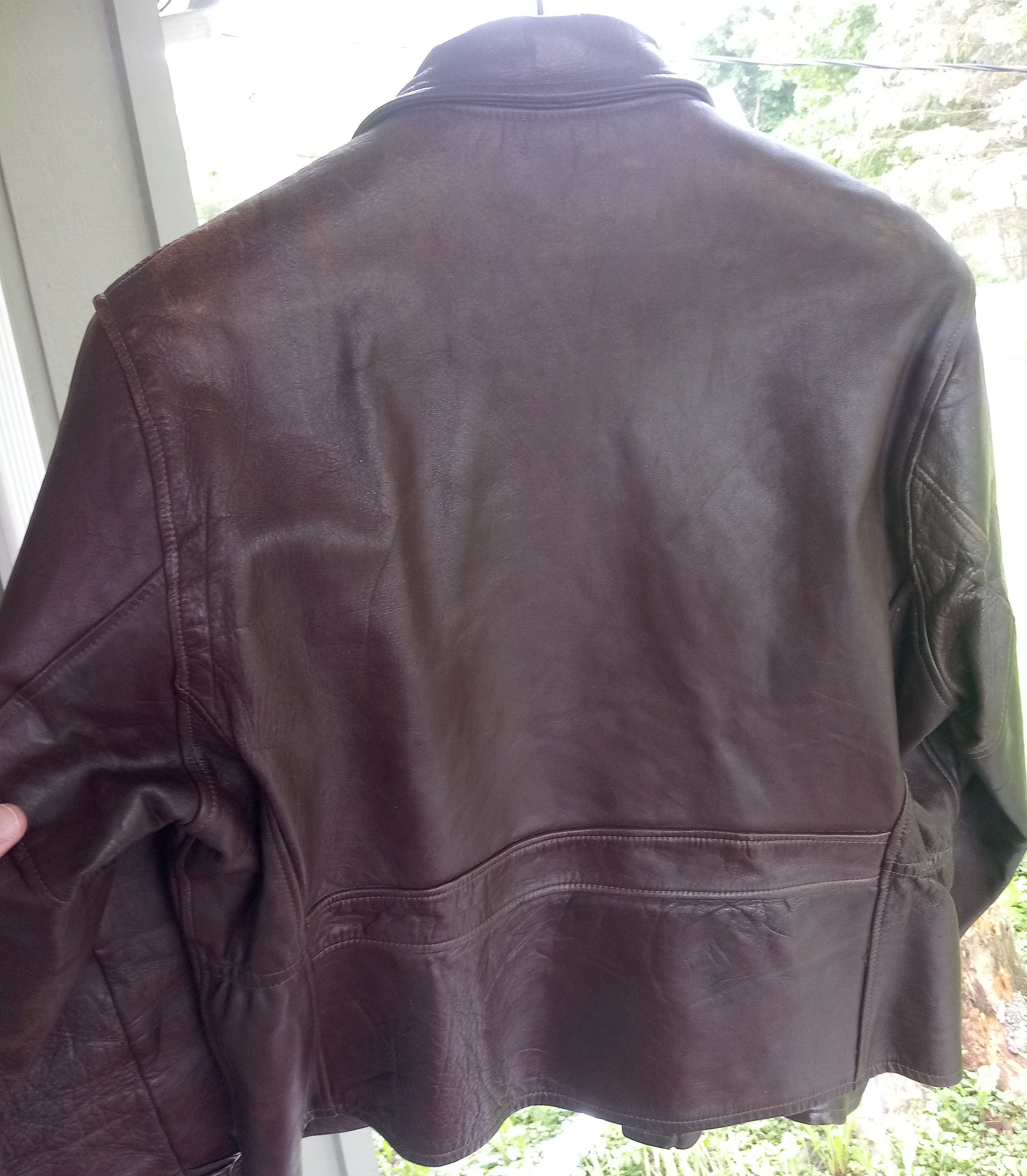 For sale - Original Sportclad Horsehide Half-Belt Jacket (size 44ish ...