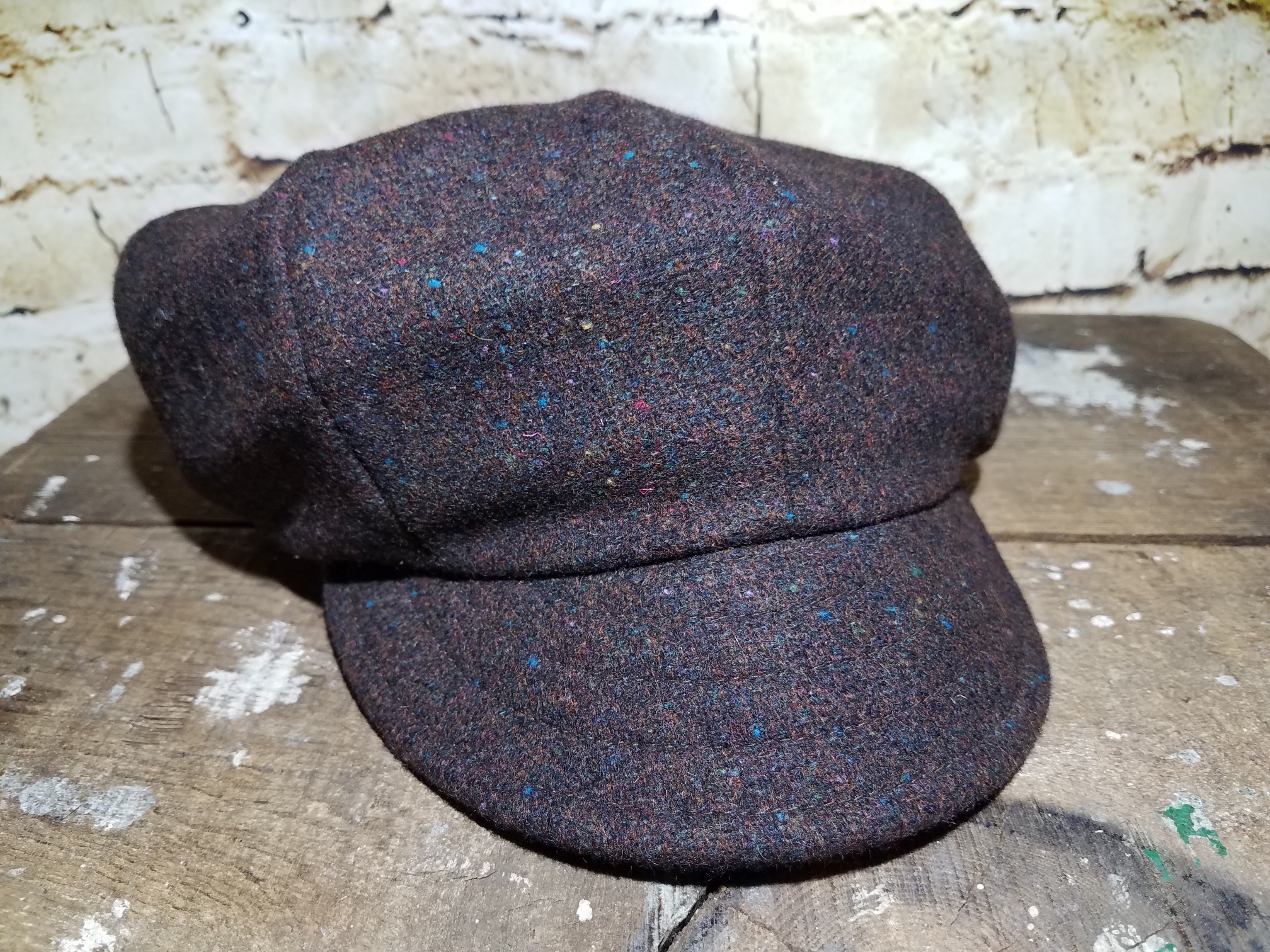 NEWSBOY CAP 7 3/8 - 61cm: HAT PEOPLE: GORGEOUS BROWN TWEED | The Fedora ...