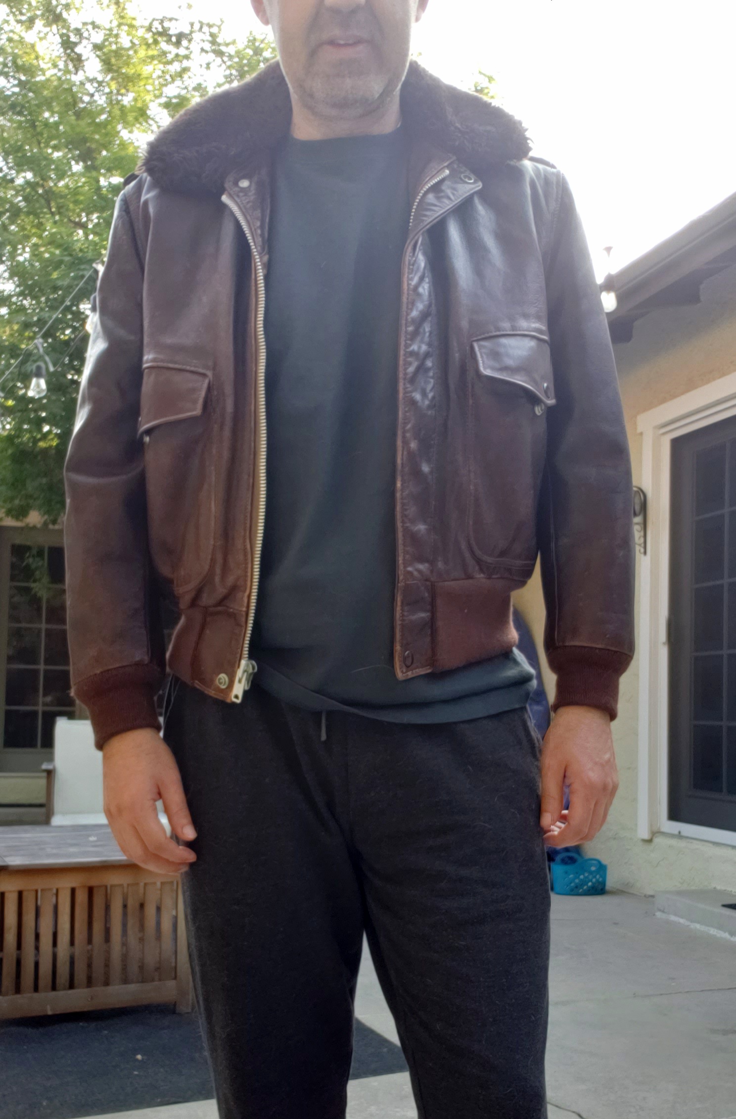 Schott flight jacket 2 size 38 40 The Fedora Lounge