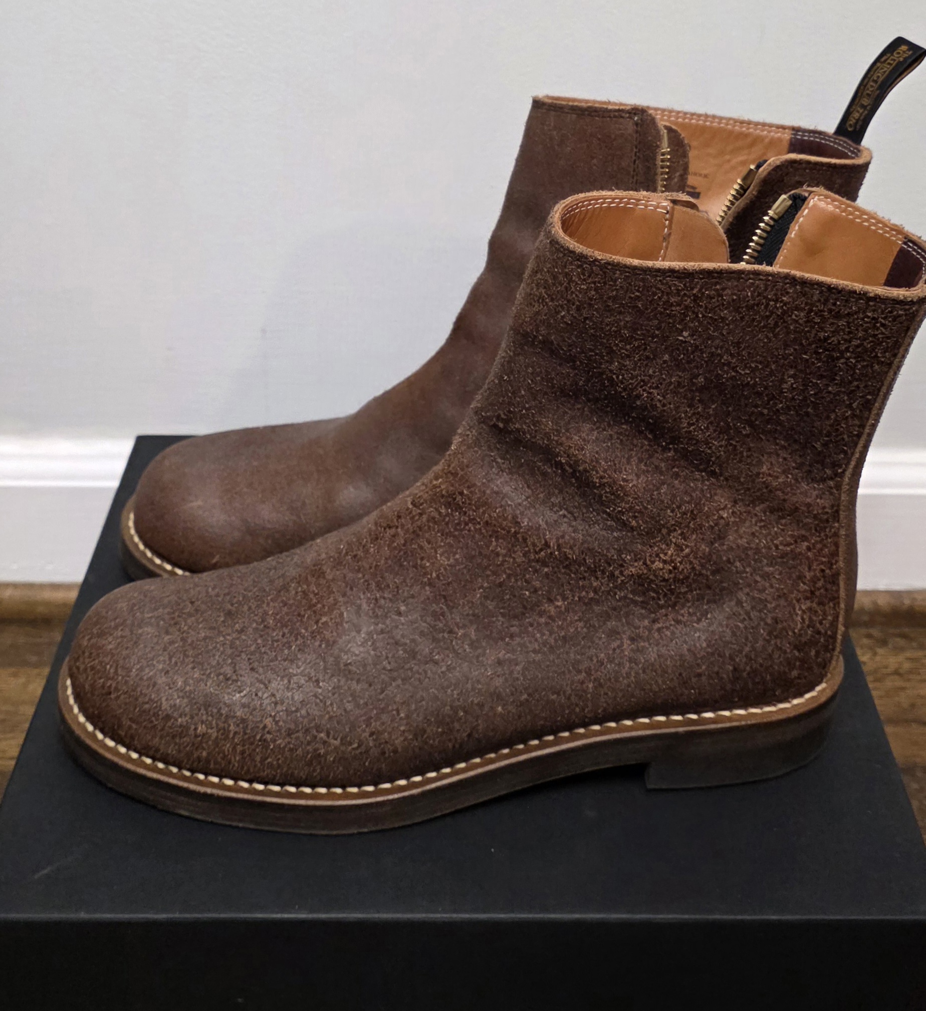 Rolling Dub Trio Brown Waxed CXL Casper size 9 | The Fedora Lounge