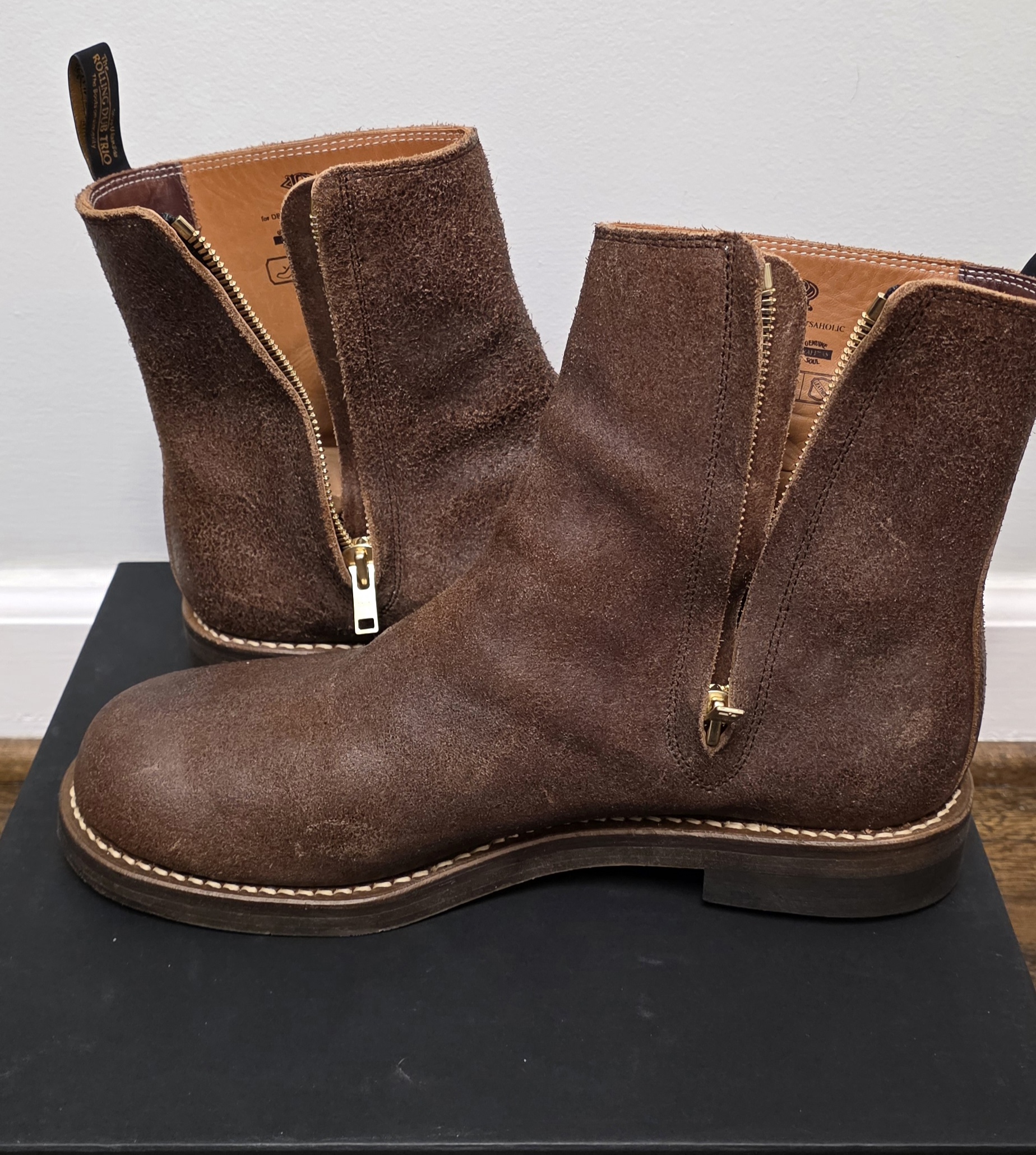Rolling Dub Trio Brown Waxed CXL Casper size 9 | The Fedora Lounge