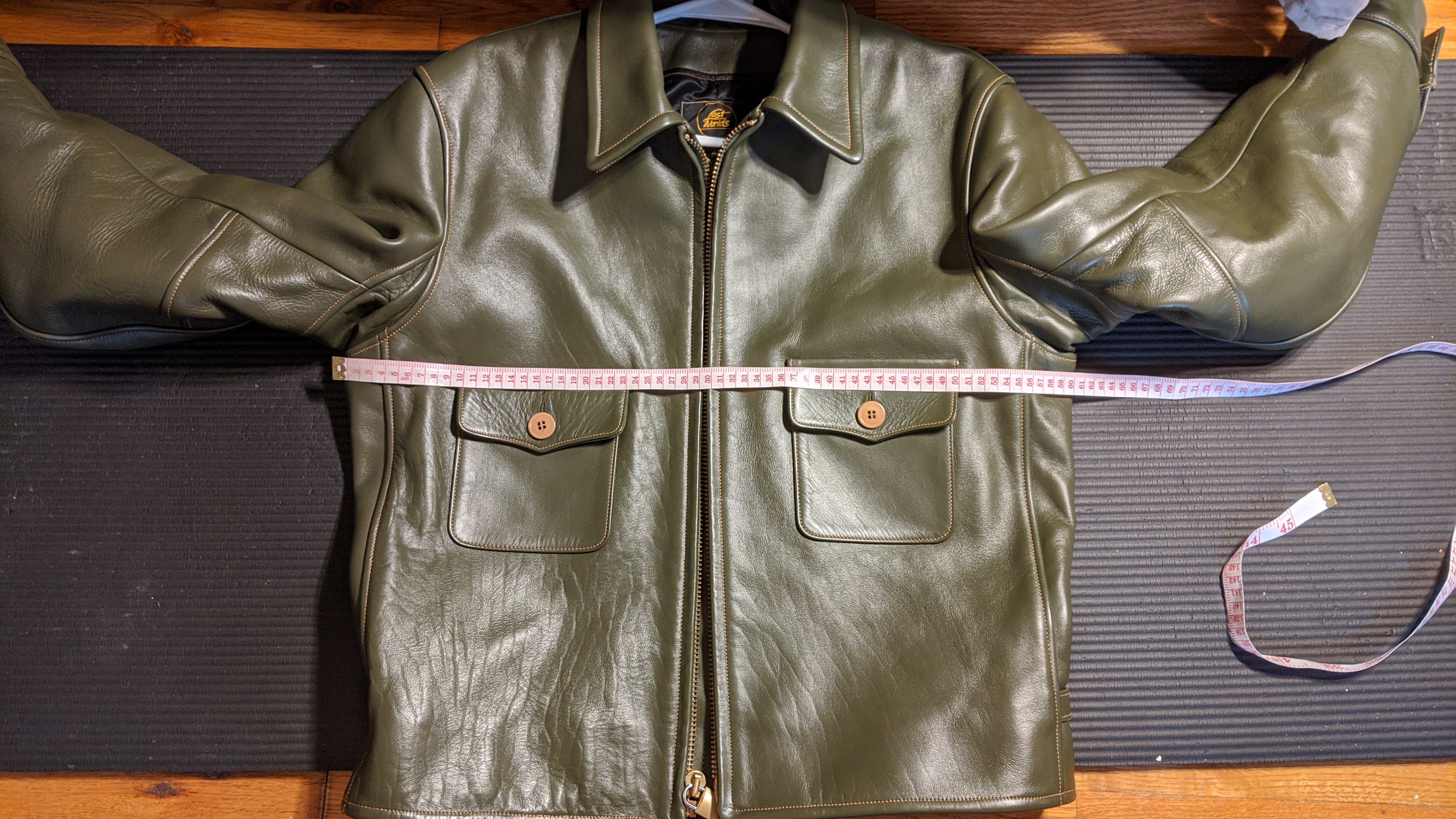 Lost Worlds 3.5 oz Olive horsehide Roadhouse 44 | The Fedora Lounge