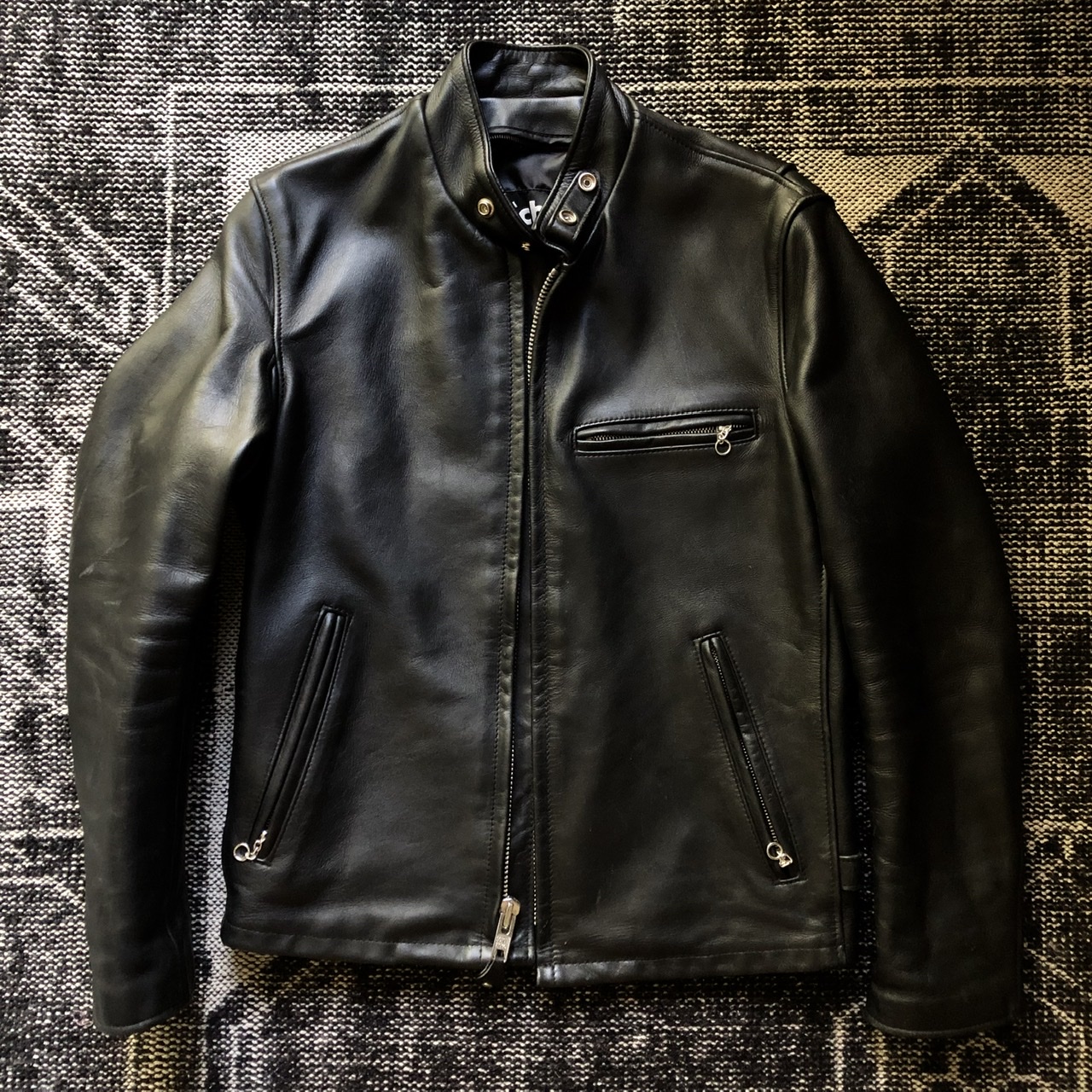 Schott 641 Levi s Cowhide Trucker and Temple of Jawnz Lambskin