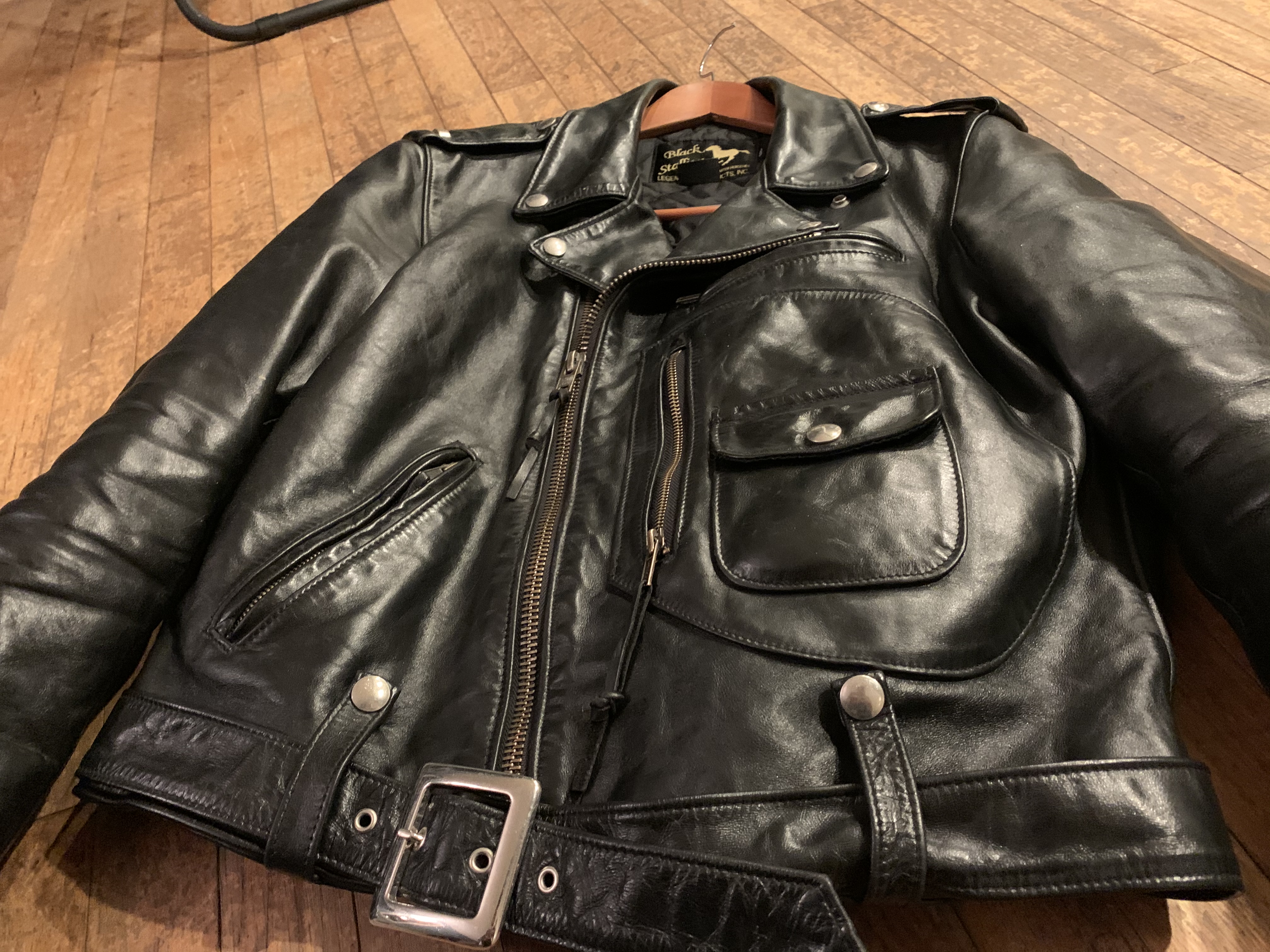 Black stallion deals leather jacket