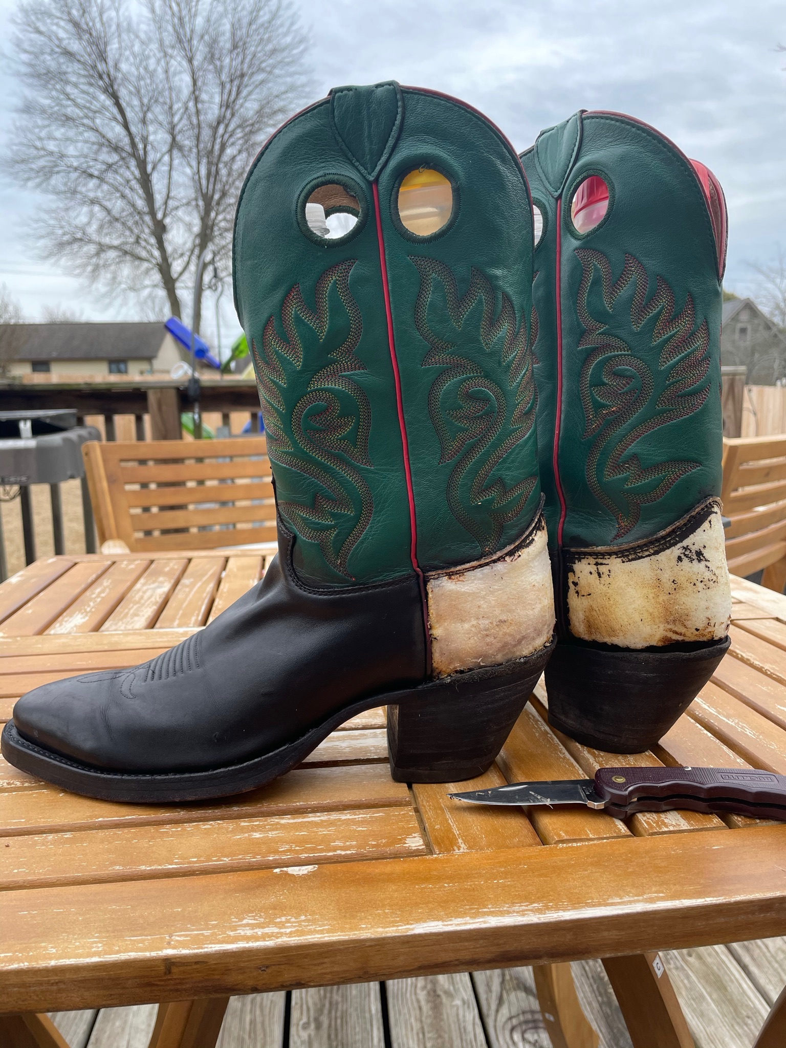 Underslung heel cowboy boots sales