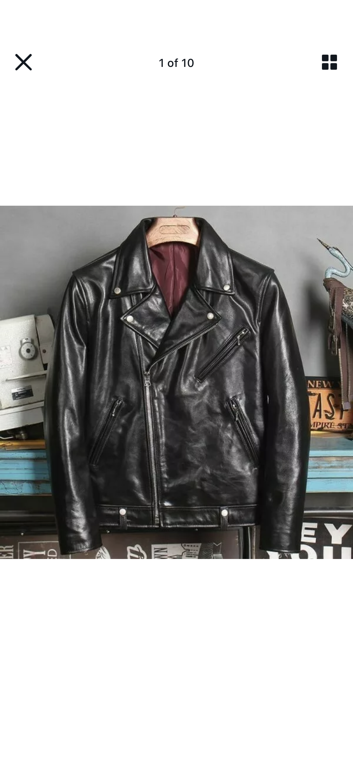 Japanese leather jacket brand sales