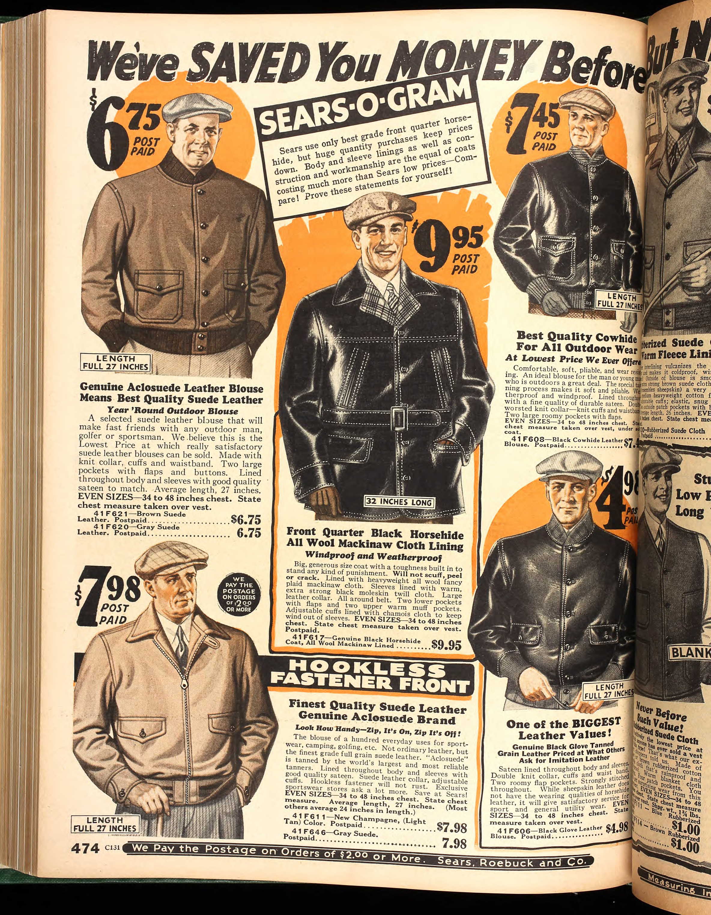 PSA: Sears catalogs online for vintage jacket ads | The Fedora Lounge
