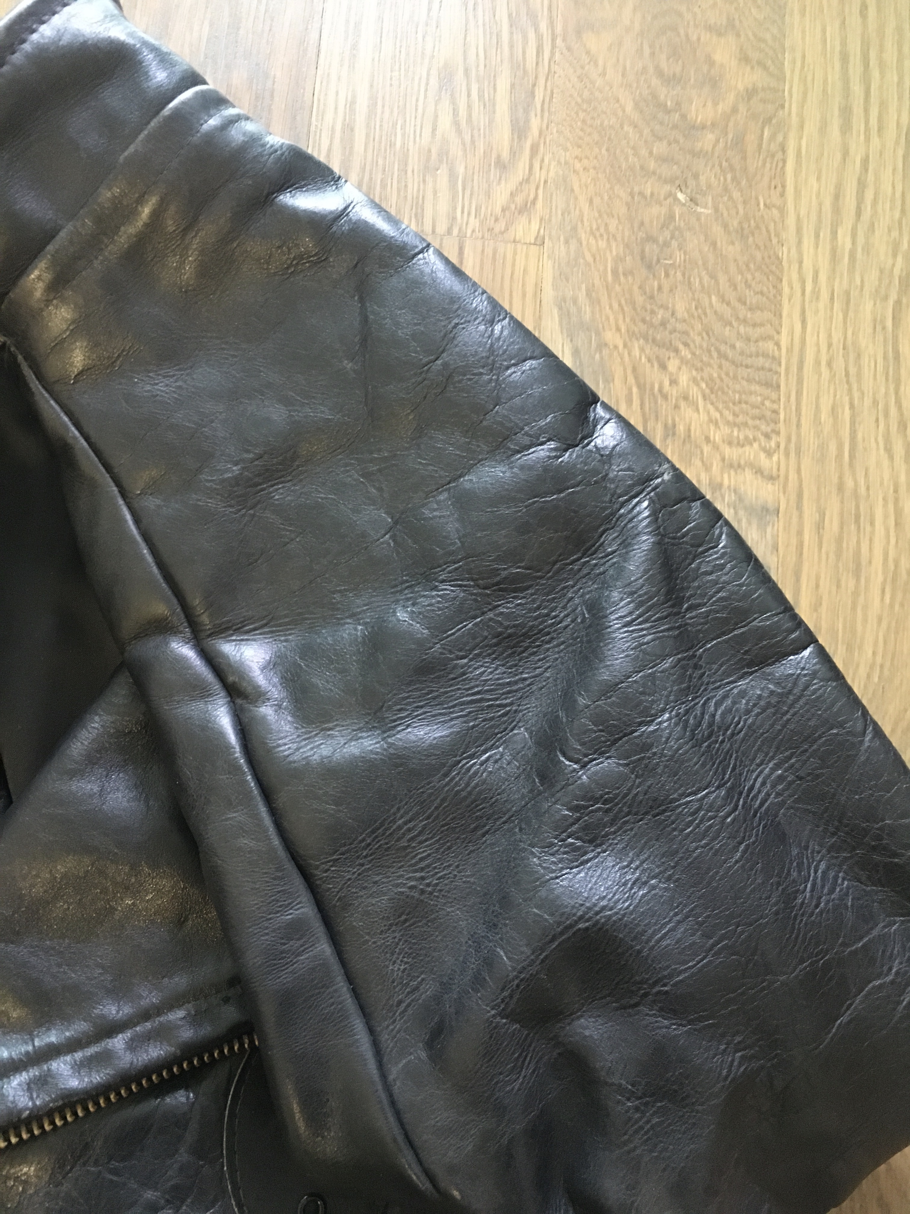 FS: 1960s Cal-Leather CHP Leather Jacket Black Size 44 (Rare ...