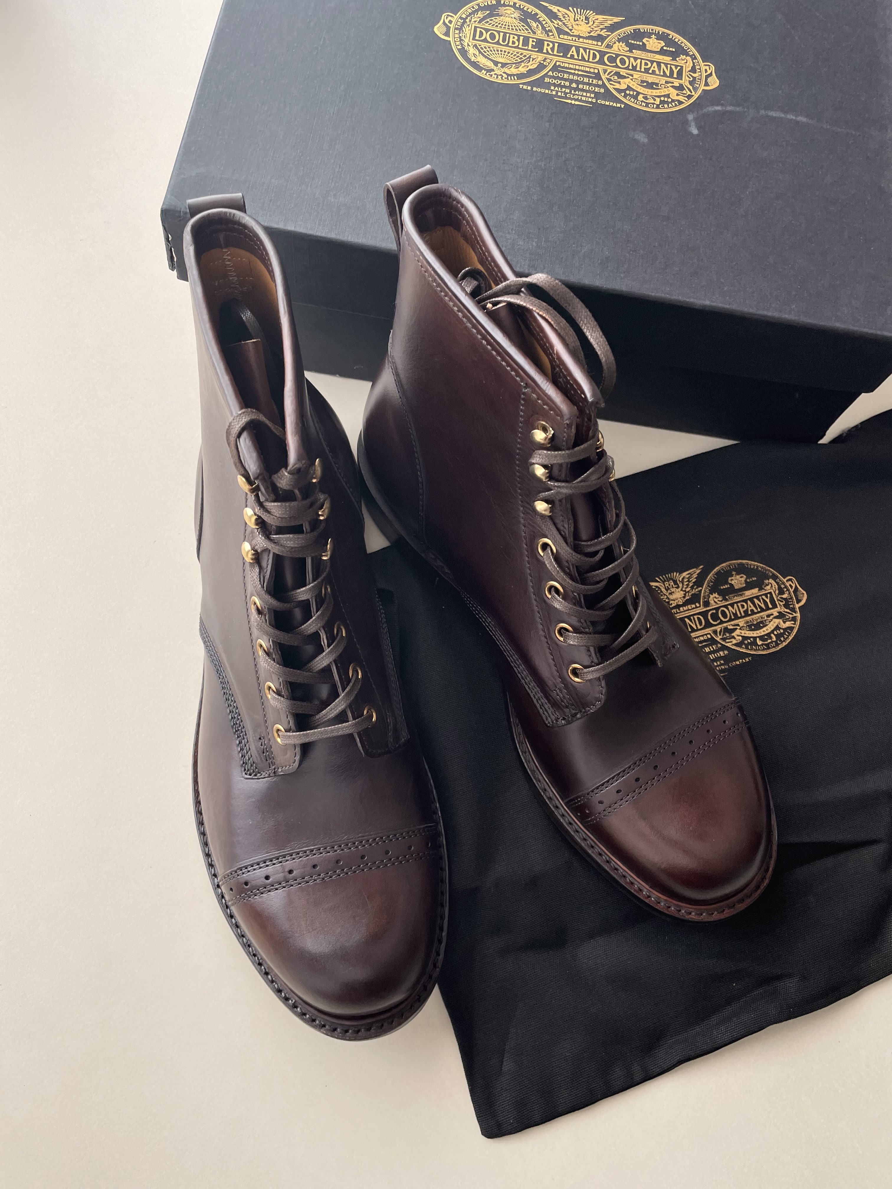 RRL Bowery boots size 12 US, NWT | The Fedora Lounge