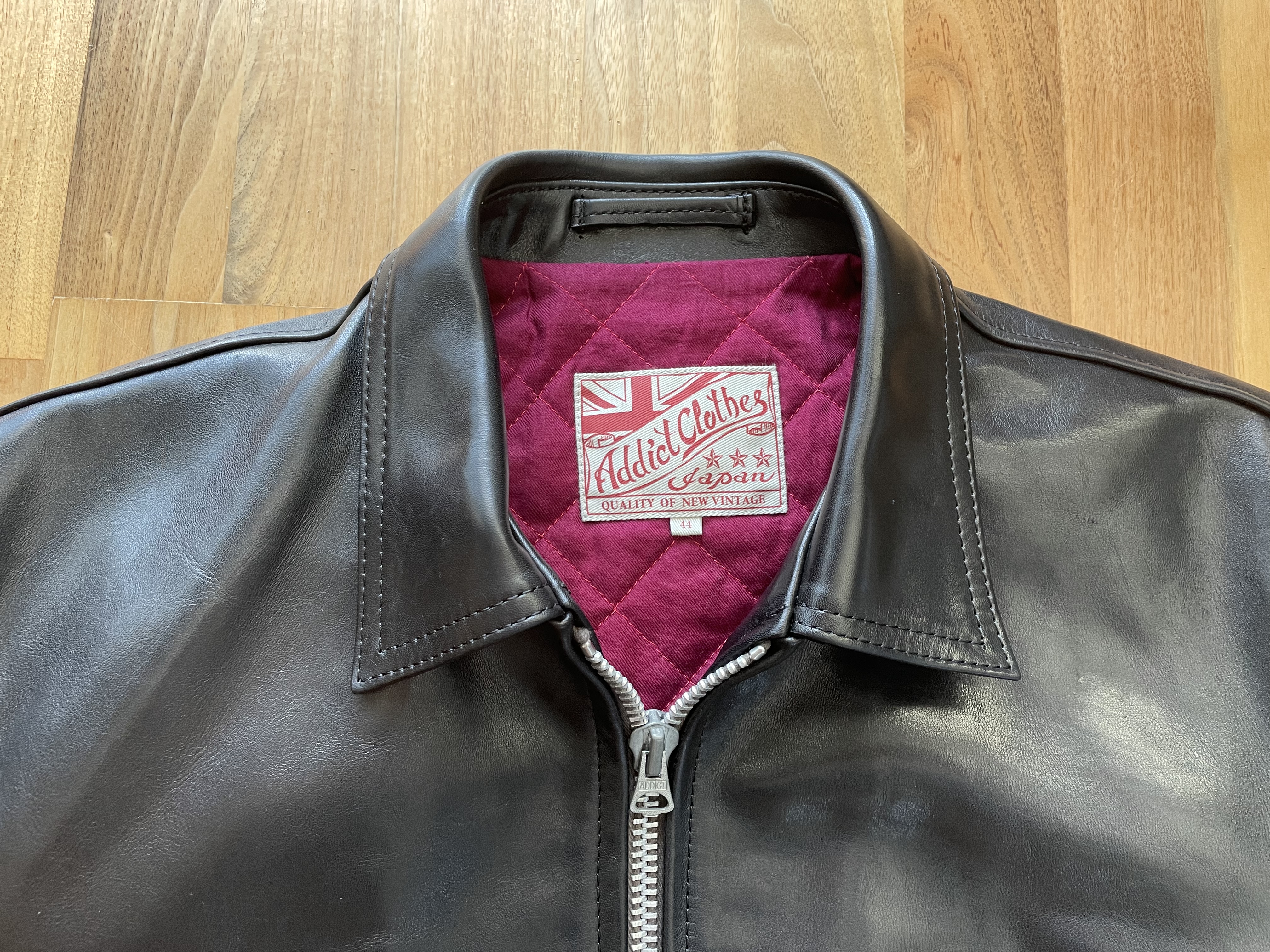 SOLD: Addict Clothes Japan AD-01 Horsehide Center Zip size 44