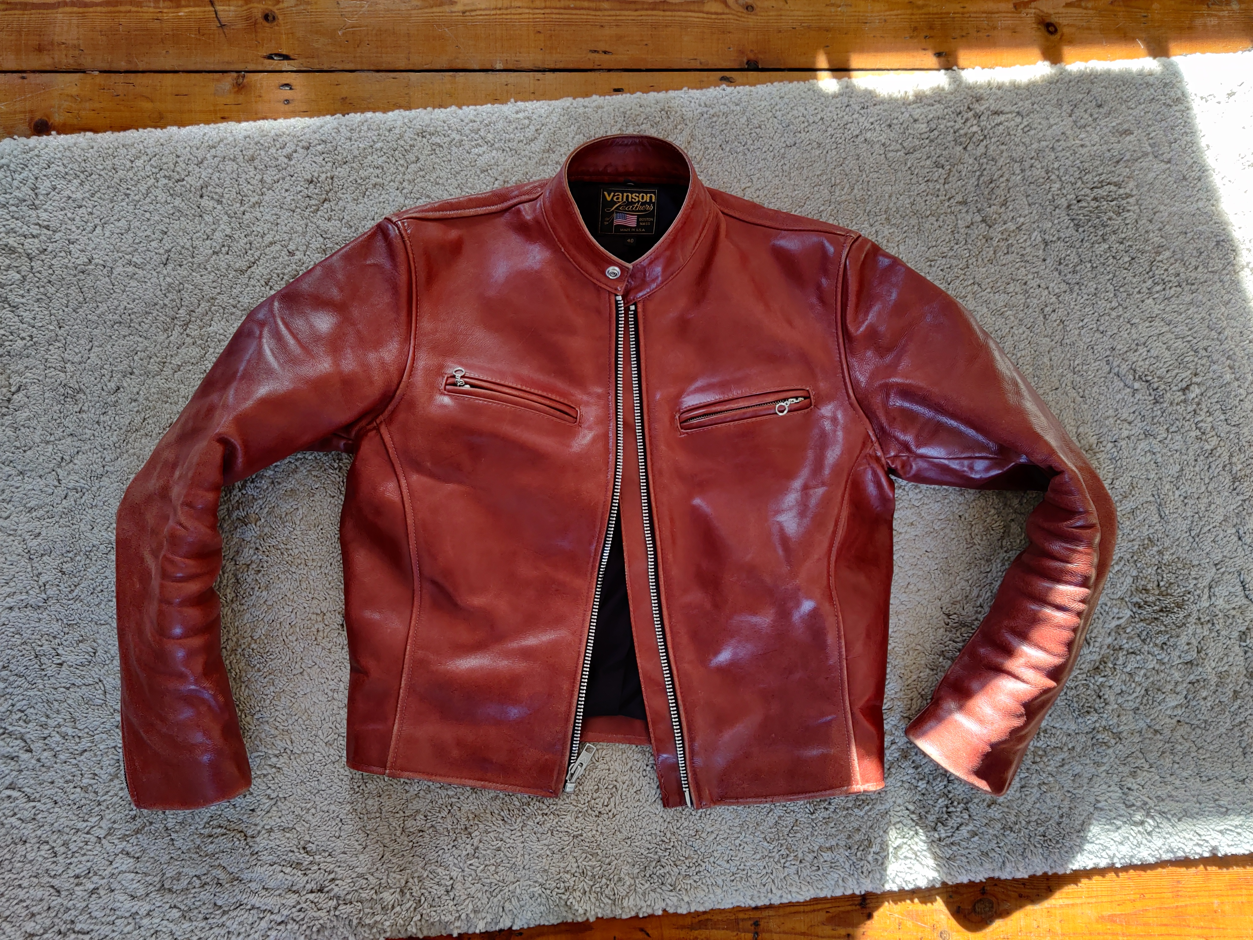 Vanson comet deals jacket
