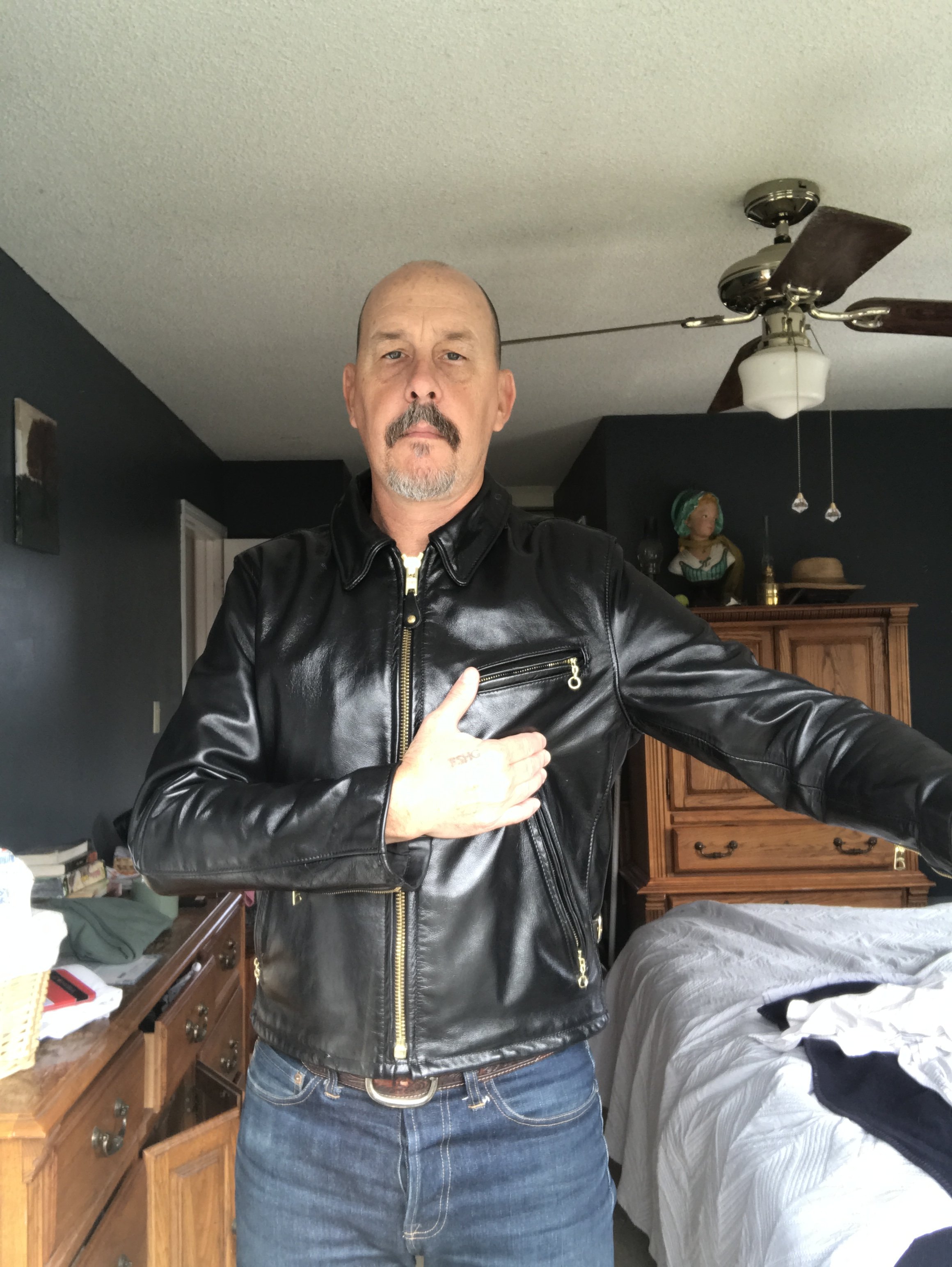 Schott 689H Fit Check The Fedora Lounge