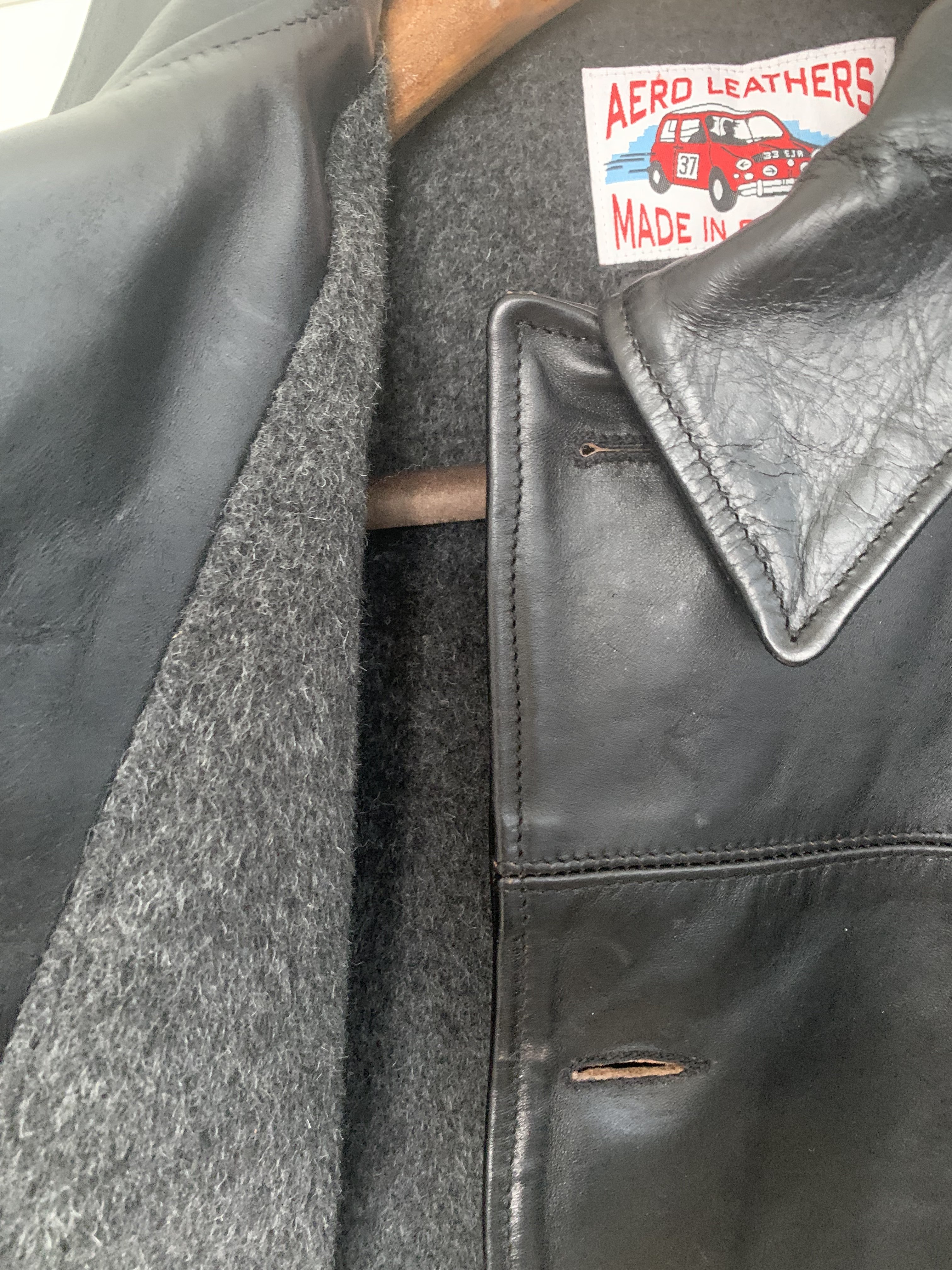 AERO LEATHER Veste De Rallye CXLFQHH 42,44 | The Fedora Lounge