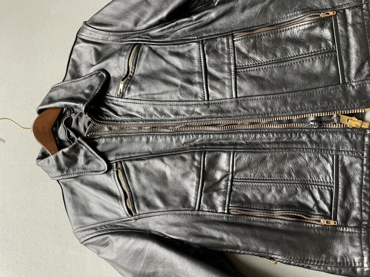 Lesco Leathers 70s Black Halfbelt 42 | The Fedora Lounge