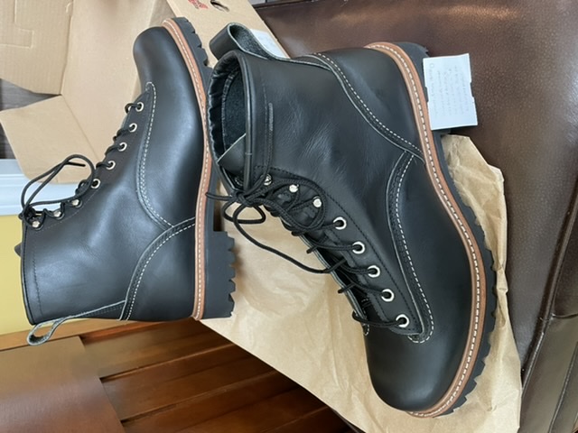 FS: RED WING Heritage Boots 9.5D - Lineman Black RARE! | The Fedora Lounge