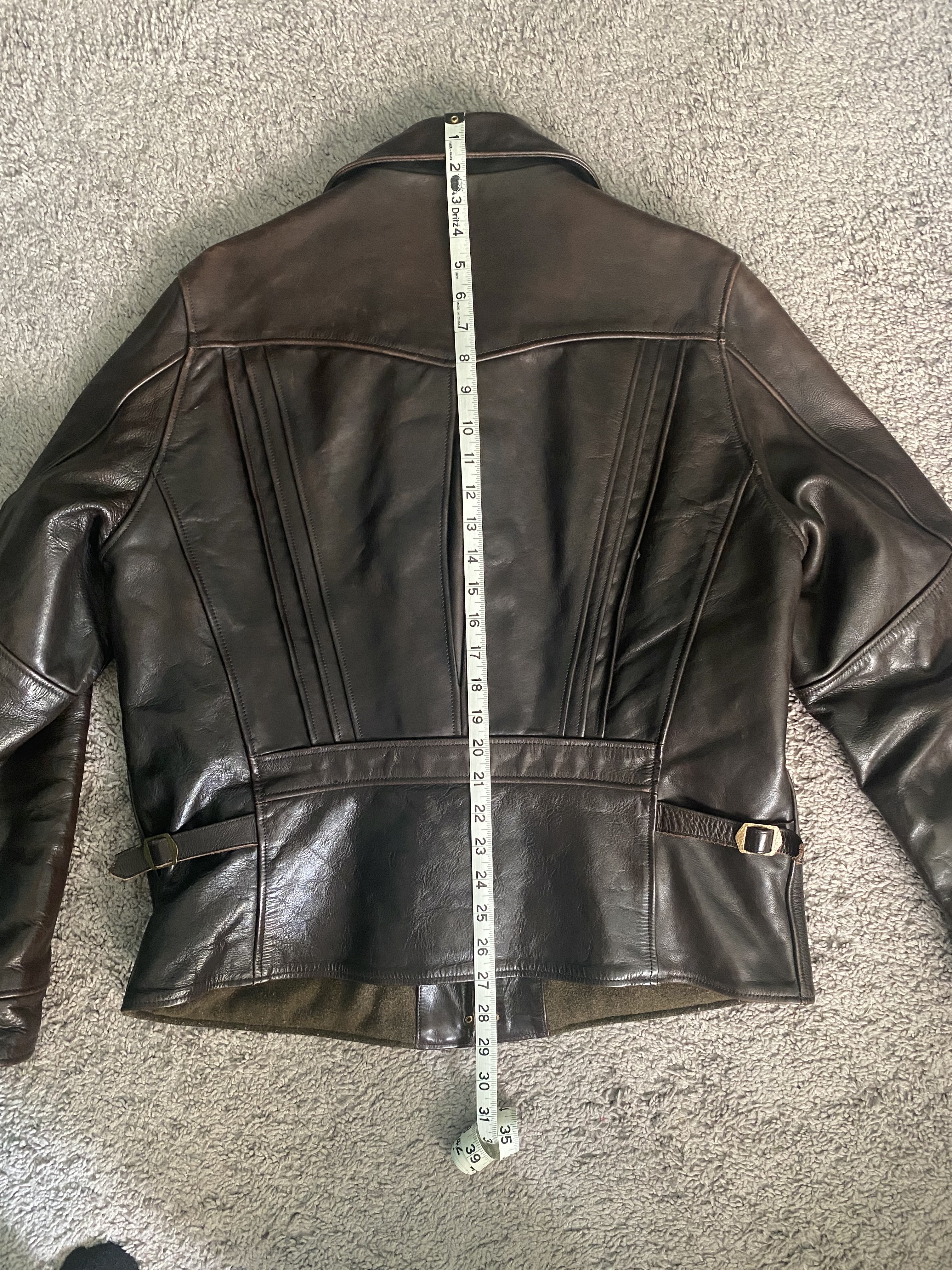FS: Sugar Cane SC80522 FQ Horsehide Sports Jacket (Half Belt