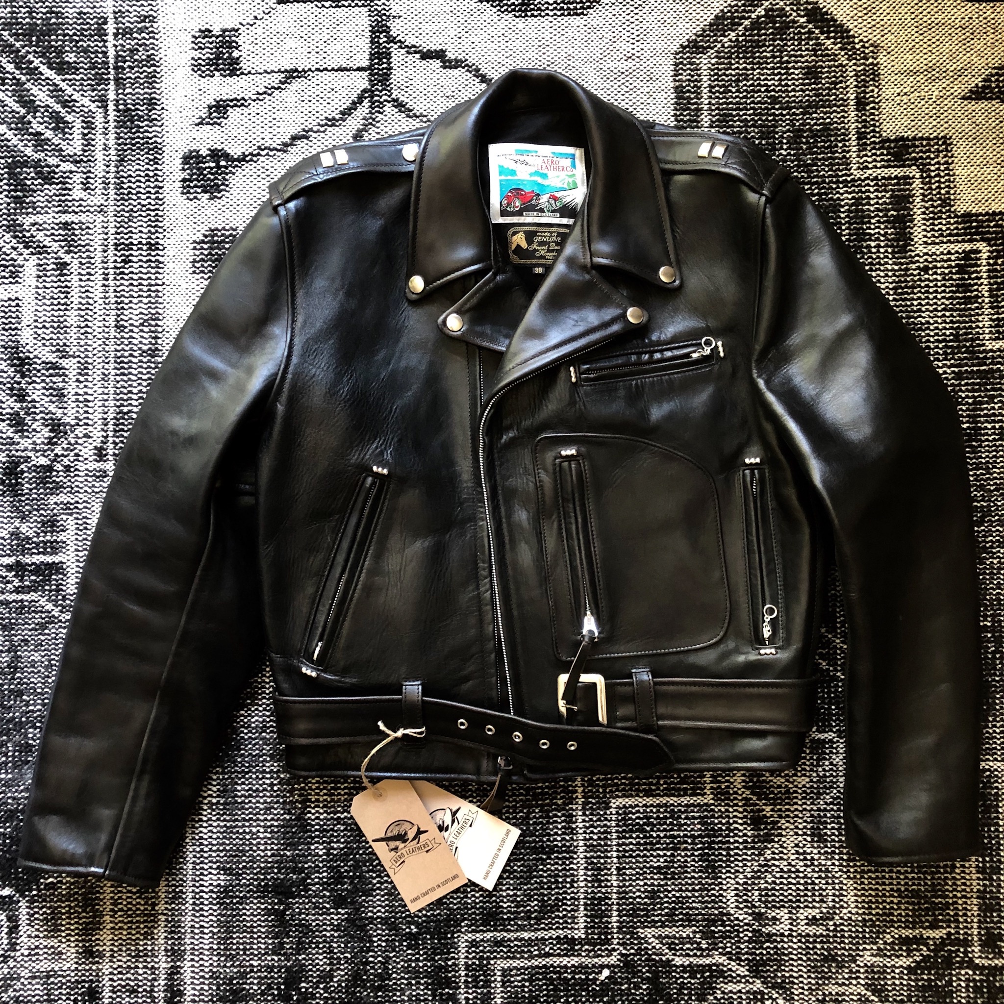 Aero Black FQHH Elvis MC Jacket The Fedora Lounge