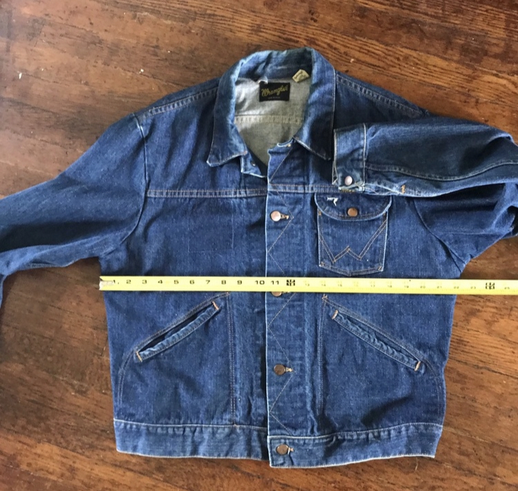 Vintage wrangler jacket selvedge denim size 42 | The Fedora Lounge