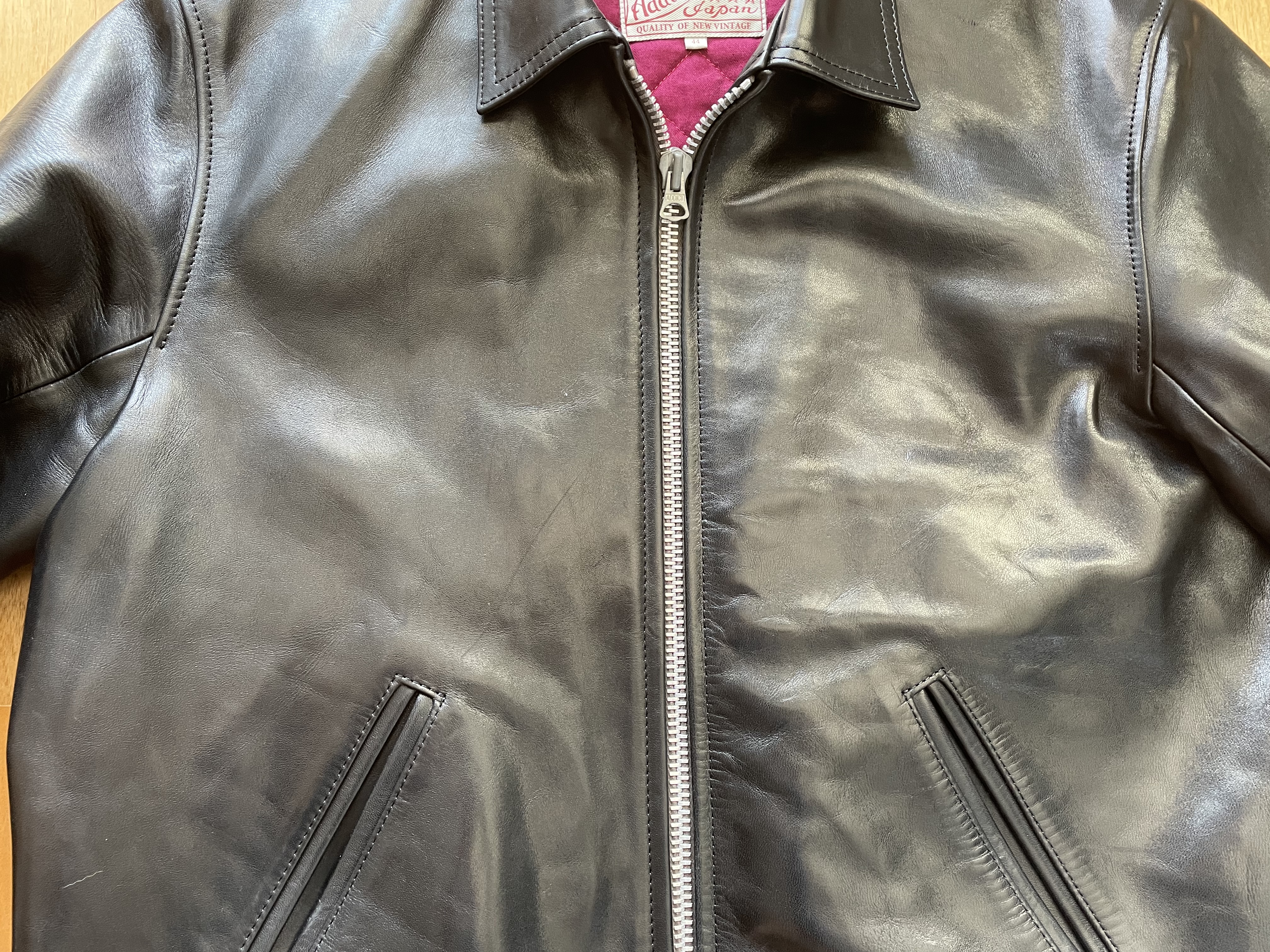 SOLD: Addict Clothes Japan AD-01 Horsehide Center Zip size 44