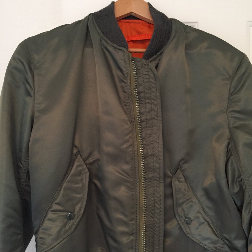 WANTED Original Alpha MA 1 jacket Steve McQueen The Hunter XL