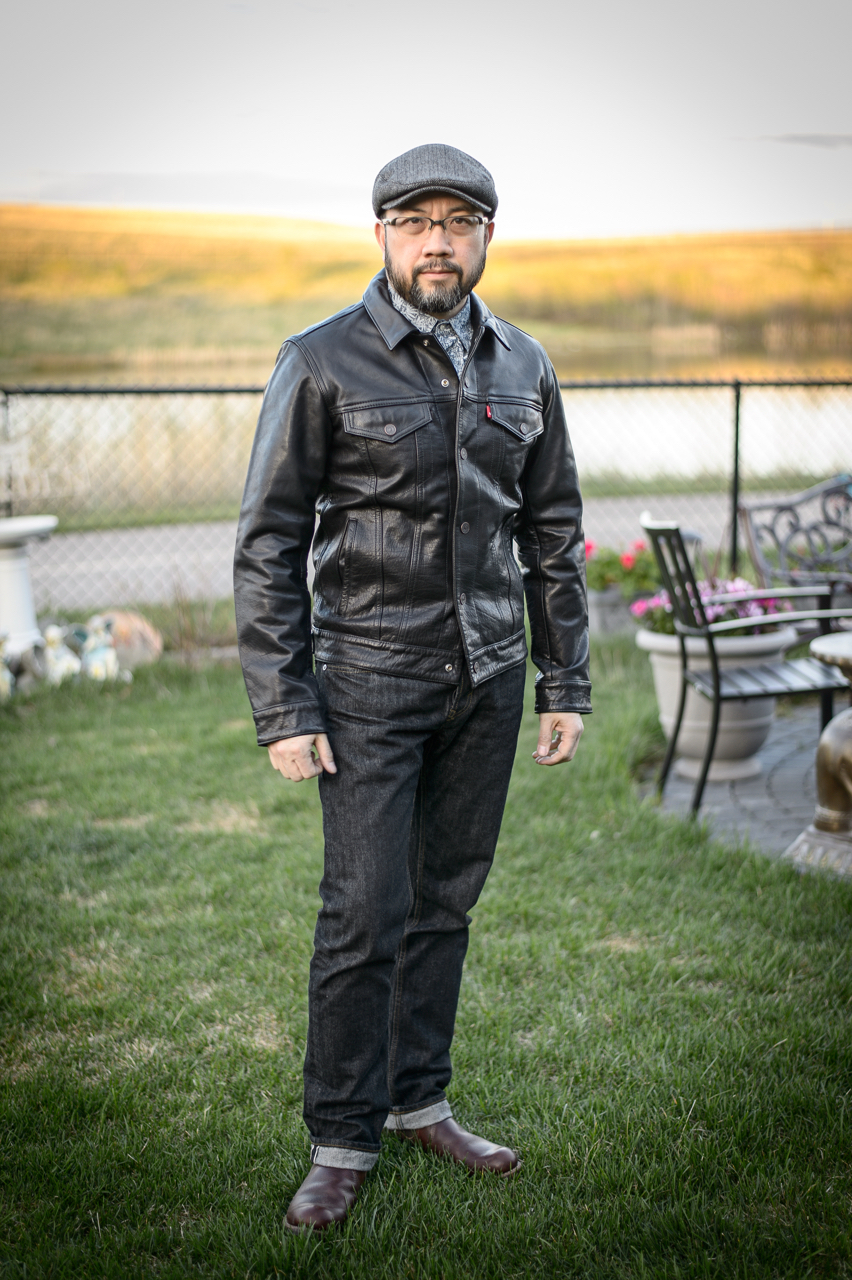 Levi's Trucker Jacket in Buffalo Leather | The Fedora Lounge