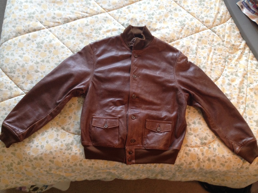 NorShor Leather Custom Made A-1 Cape Leather Flight Jacket, 42-44 | The ...