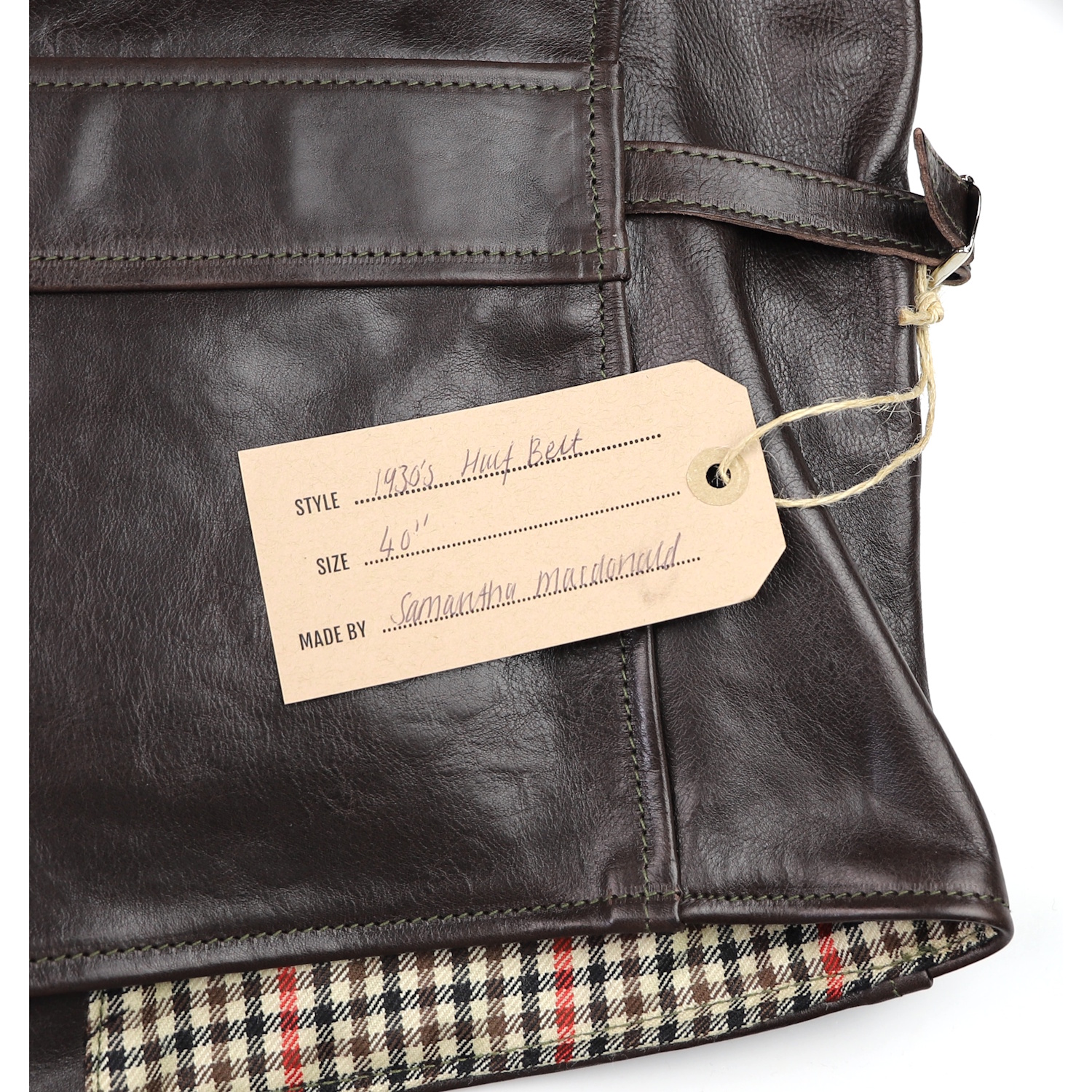 Aero 1930s Half Belt Chestnut Badalassi YB8 name tag IG square.jpg