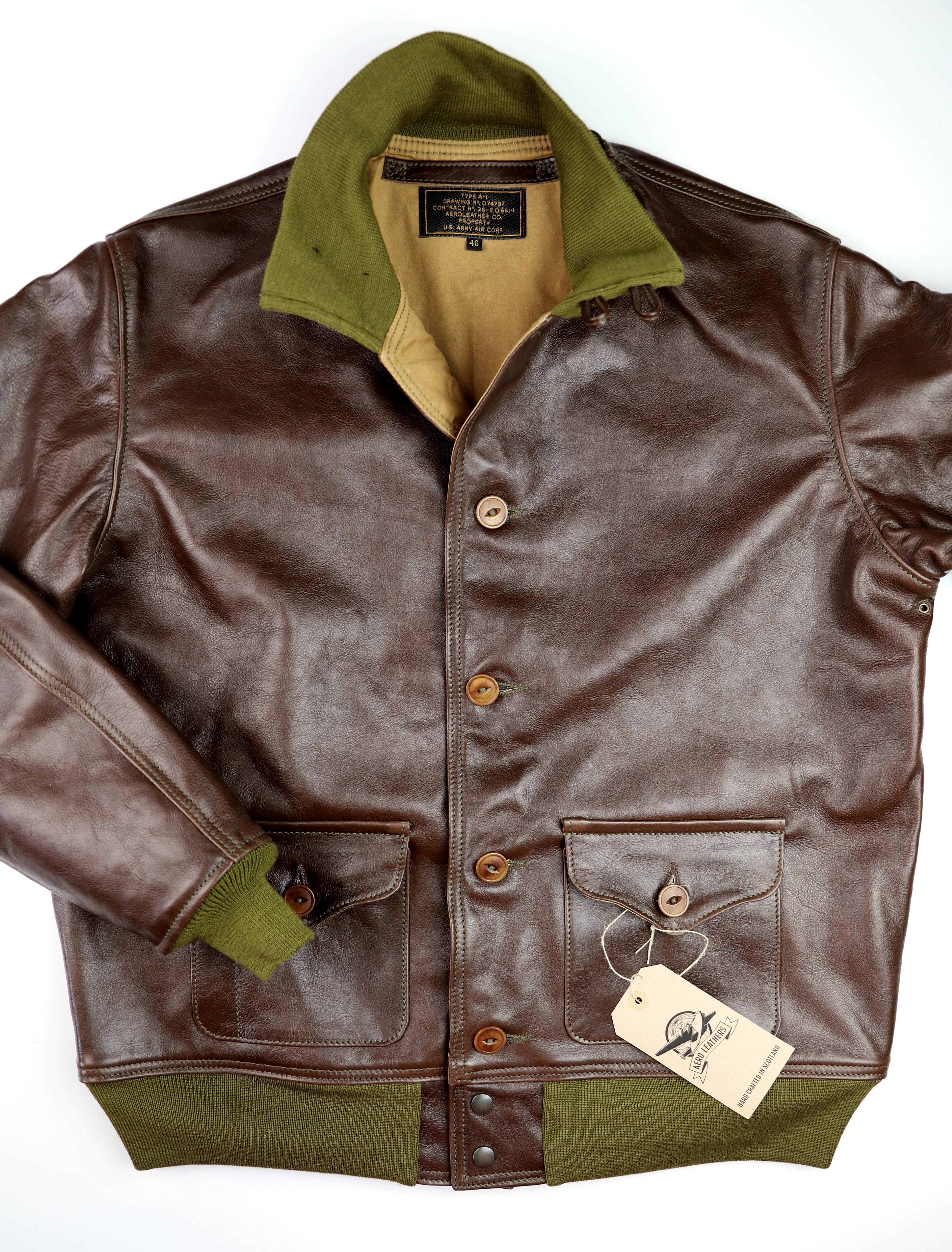 Aero A-1 Seal Vicenza Horsehide AF3B front.jpg