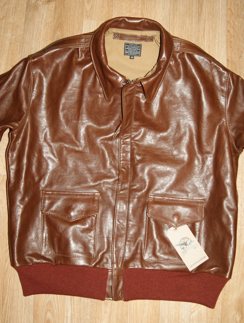 Aero A-2 18775 Russet Vicenza Horsehide F2M front.jpg
