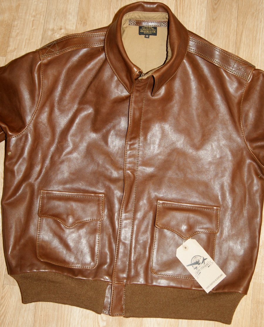 Aero A-2 40-3785-P Russet Vicenza Horsehide front.jpg