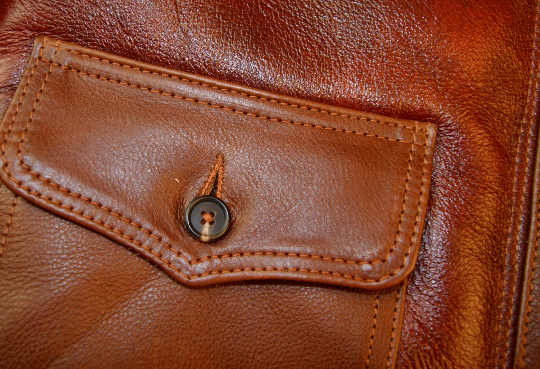 Aero ANJ-4 Redskin with Russet Vicenza Horsehide trim size 40 patch pocket.jpg
