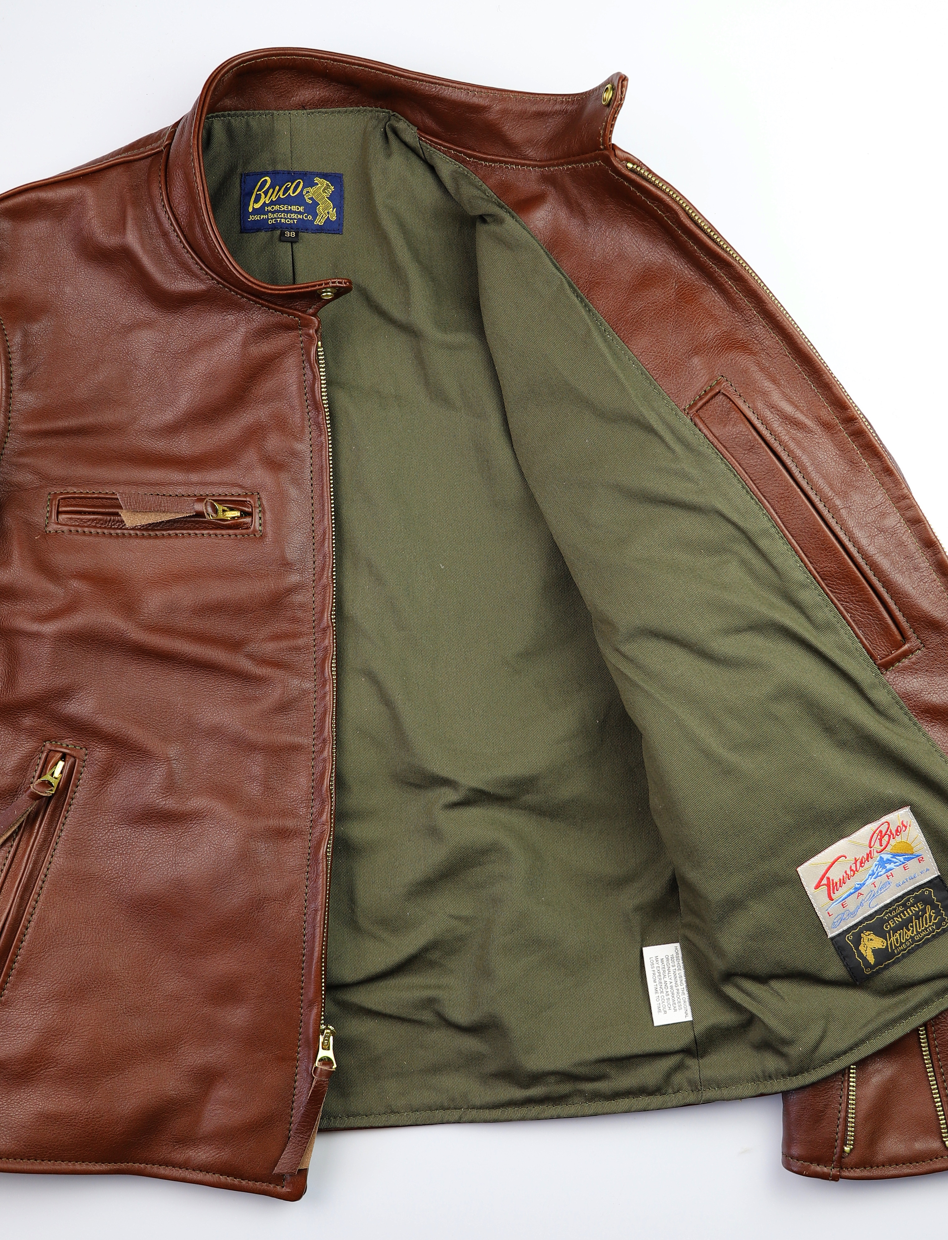 Aero Board Racer Russet Vicenza Horsehide EBN olive cotton drill.jpg