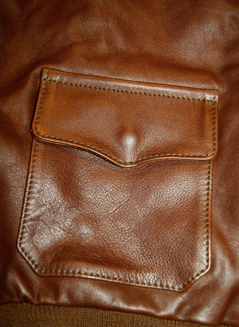 Aero Bronco A-2 Russet Vicenza Horsehide size 46 JQ1 patch pocket.jpg
