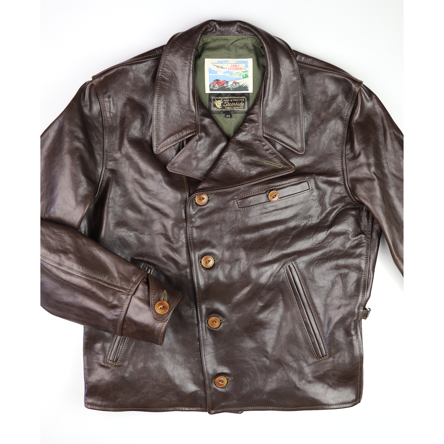 Aero Button-Up Hooch Hauler Chestnut Badalassi front IG square.jpg