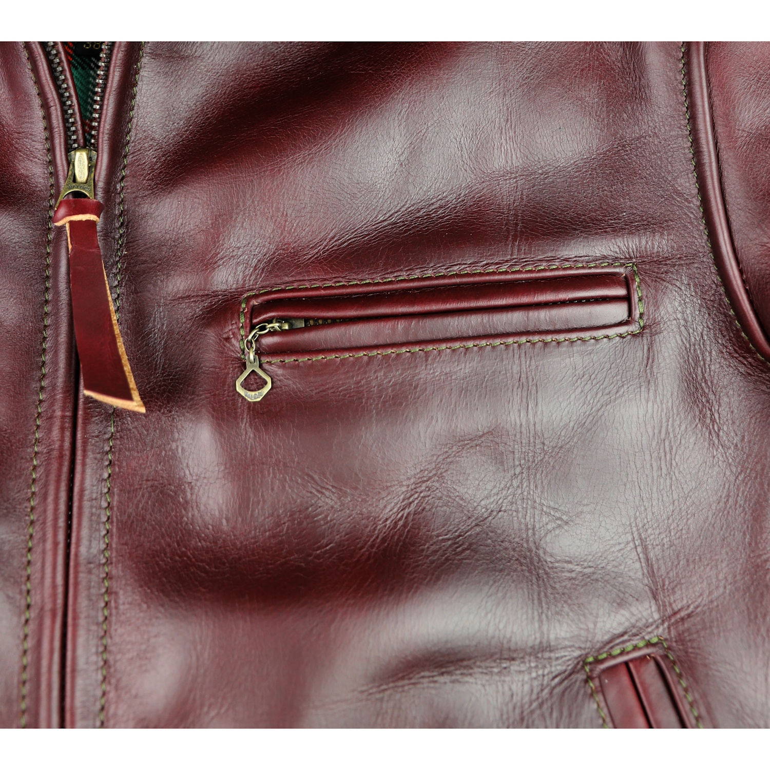 Aero Highwayman Cordovan CXL Steerhide 9TQ chest pocket.jpg