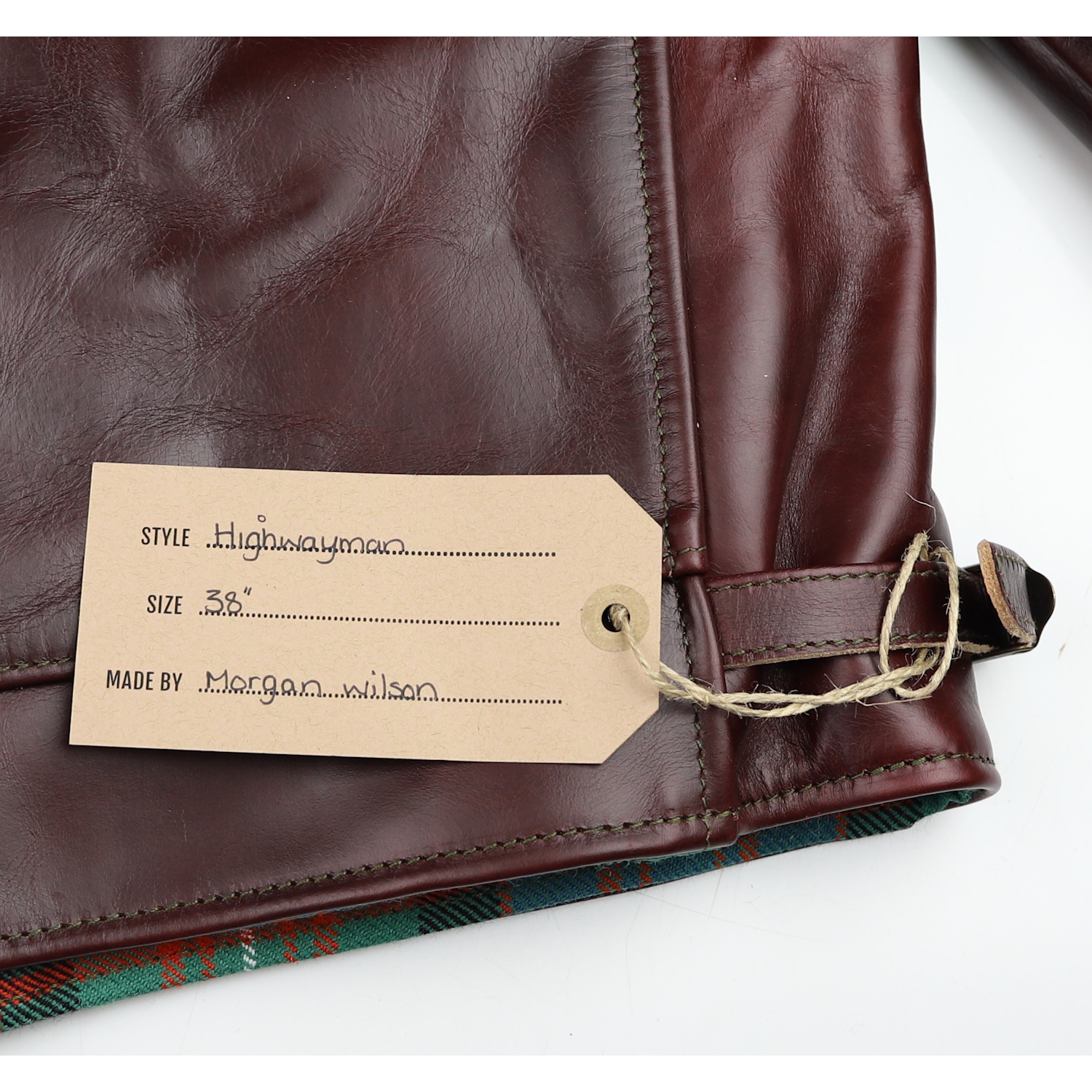 Aero Highwayman Cordovan CXL Steerhide 9TQ name tag.jpg