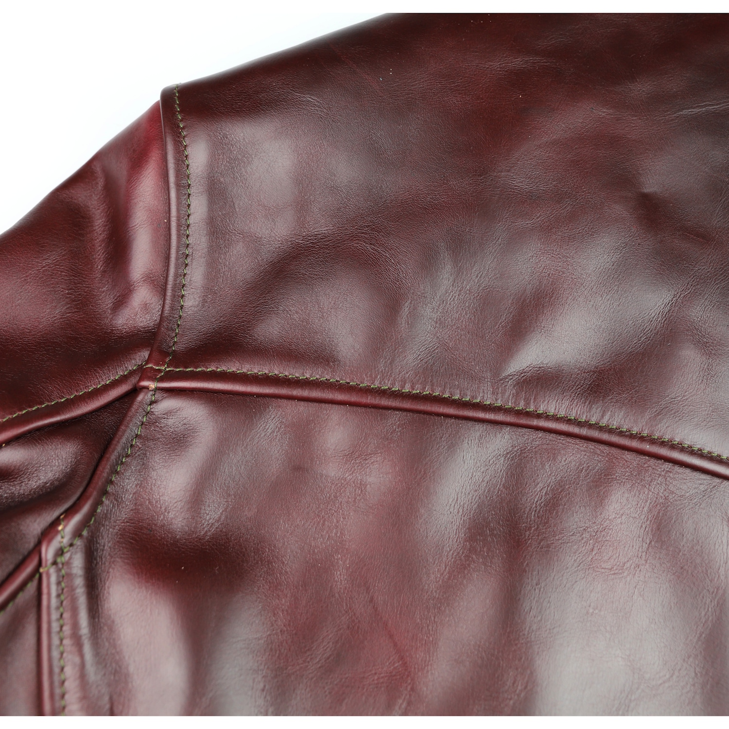 Aero Highwayman Cordovan CXL Steerhide 9TQ upper back.jpg