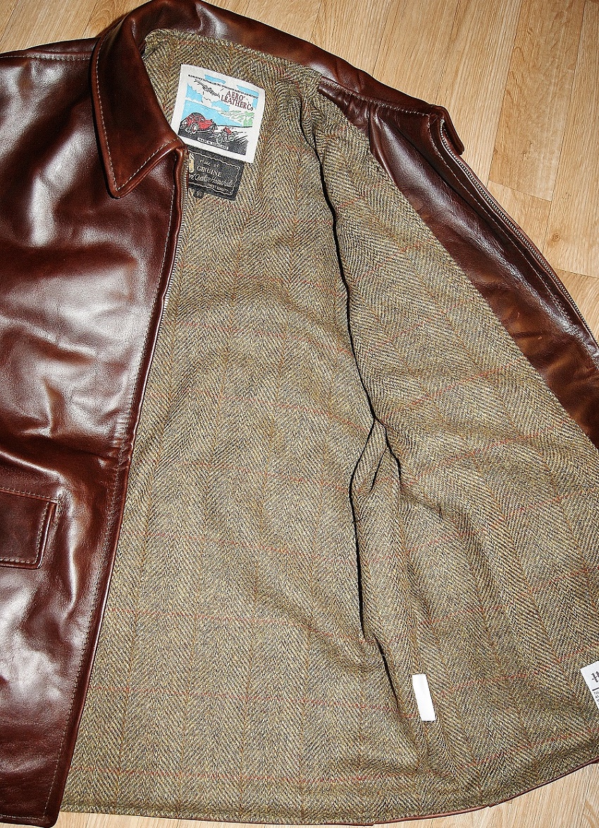 Aero Long Half Belt Brown CXL FQHH Autumn Herringbone Harris Tweed wool lining smaller.jpg