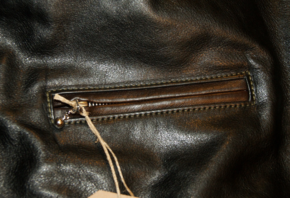 Aero Long Half Belt Two Tone Vicenza Horsehide chest pocket.jpg
