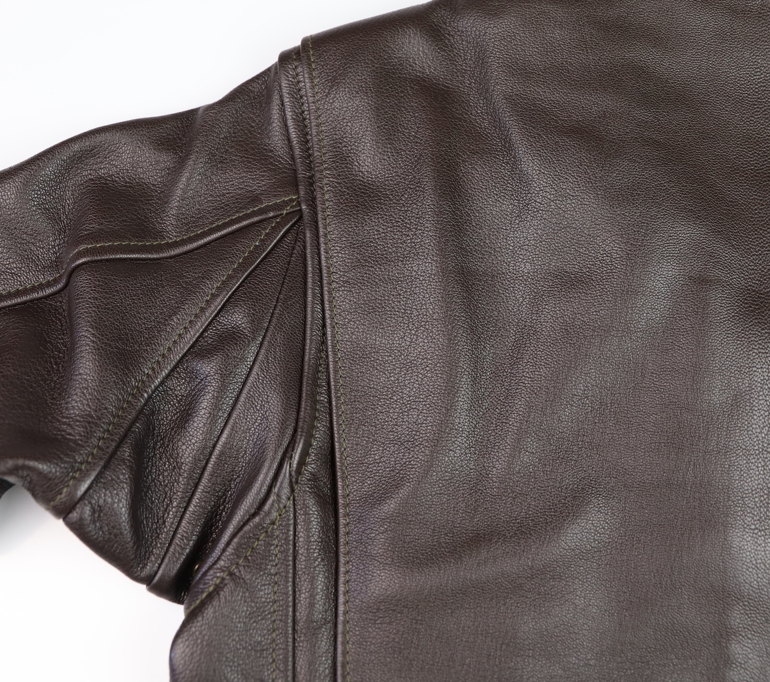 Aero M422a Seal Goatskin VB1 action gusset.jpg