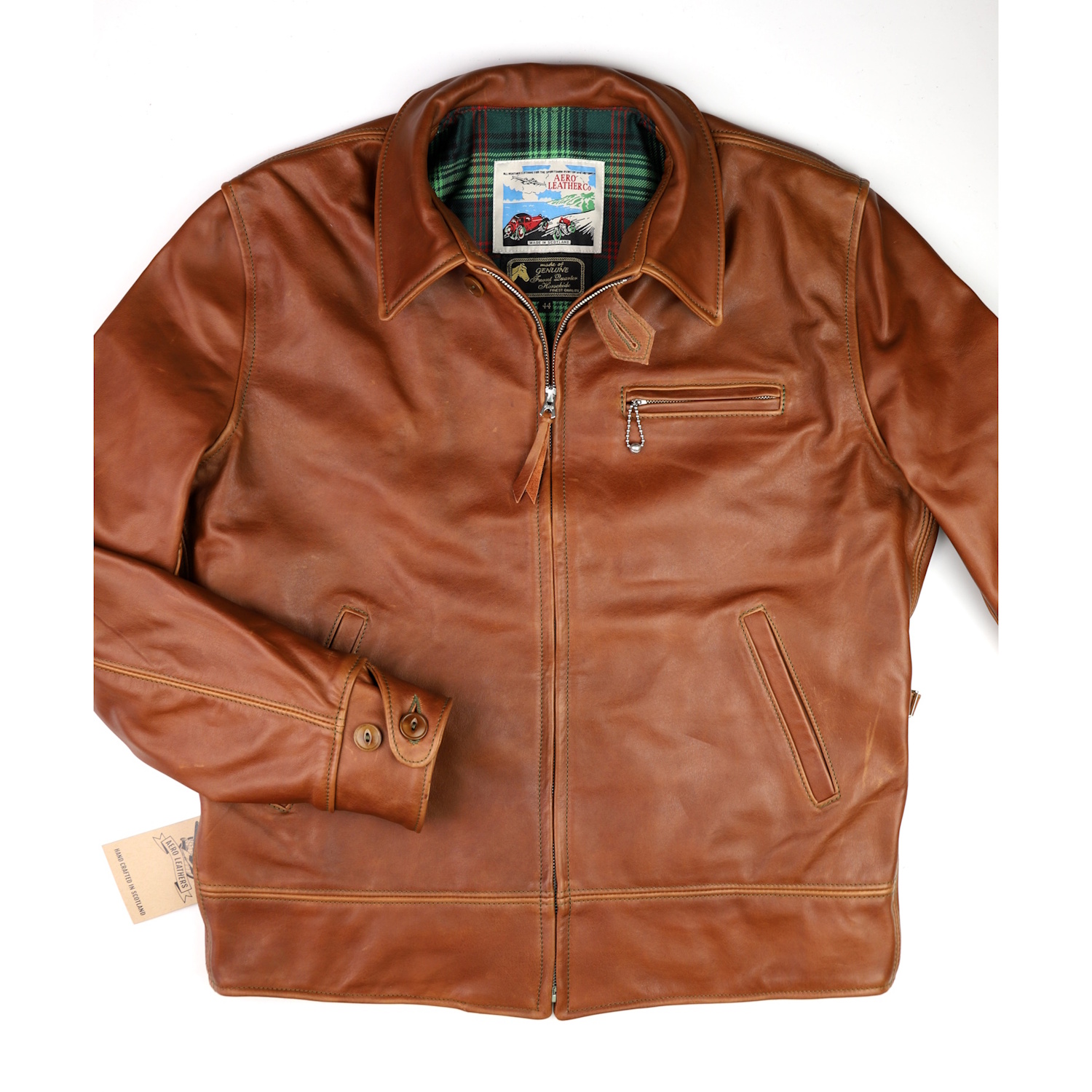 Aero Original Hercules Cognac Pinnacle Horsehide front.jpg