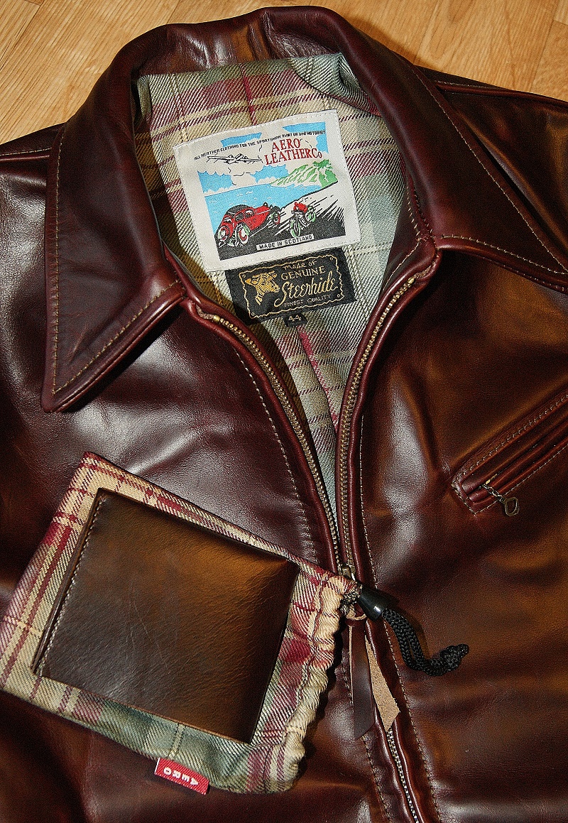 Aero Premier 1930s Half Belt Cordovan CXL Steerhide with wallet.jpg