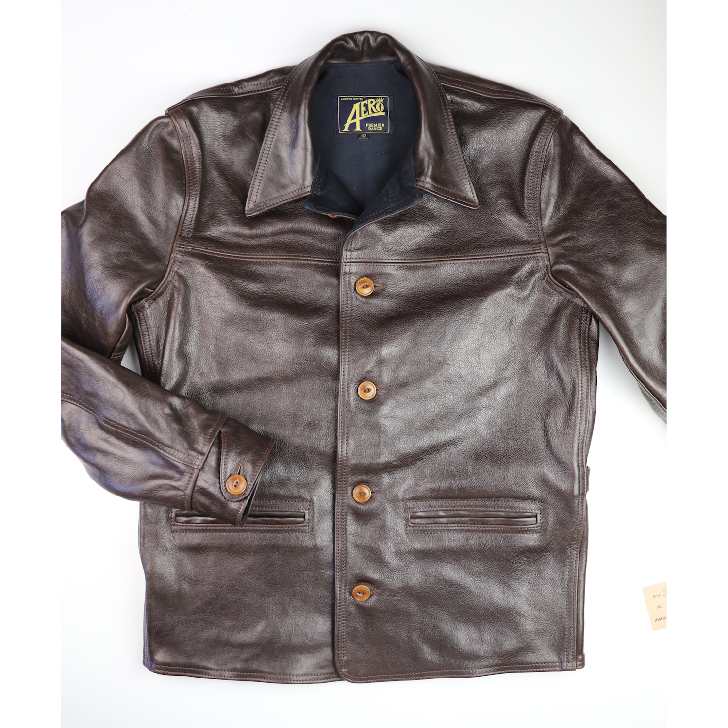 Aero Premier Work Coat Chestnut Badalassi RP5 front.jpg