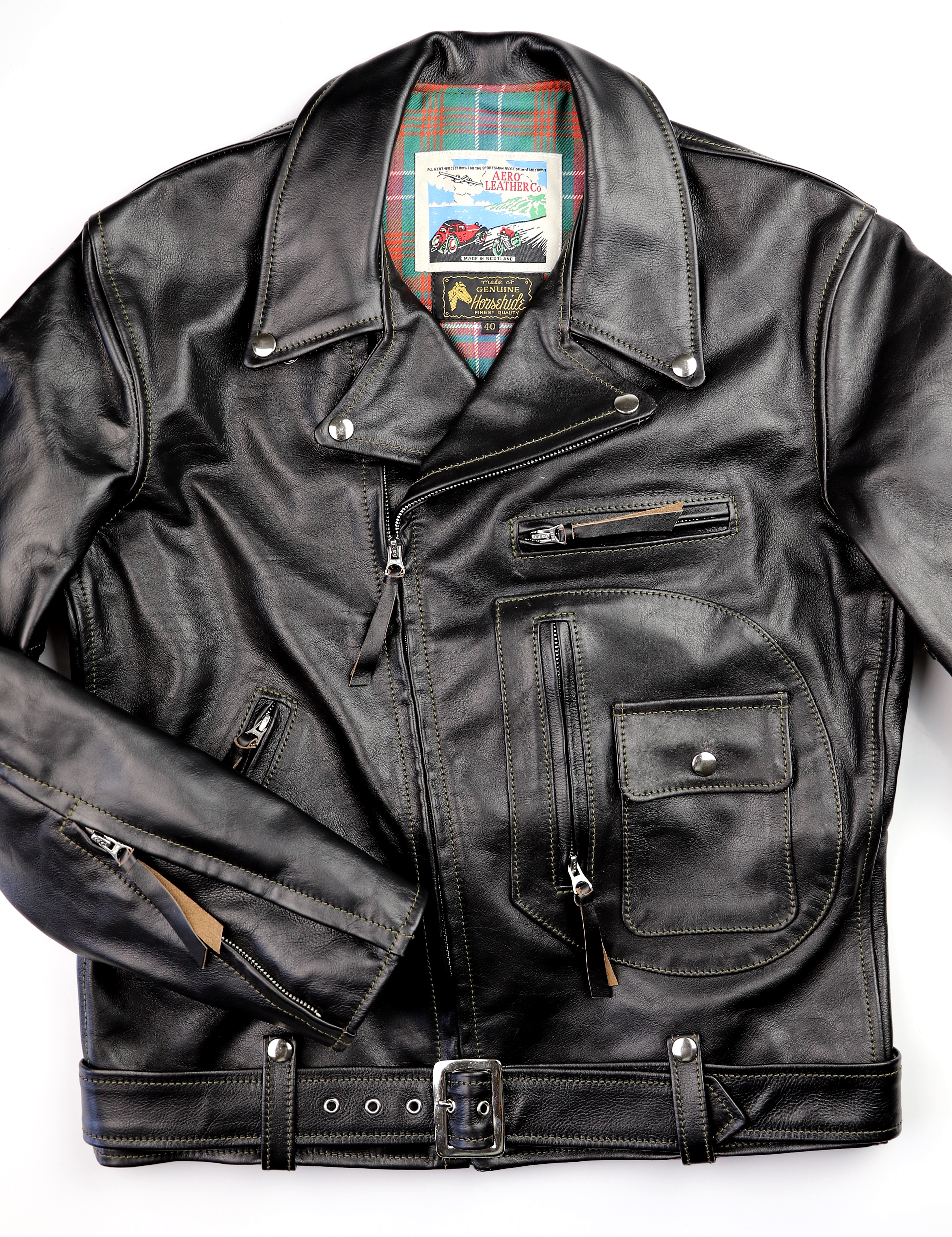 Aero Ridley Blackened Brown Vicenza Horsehide DHC6 front.jpg