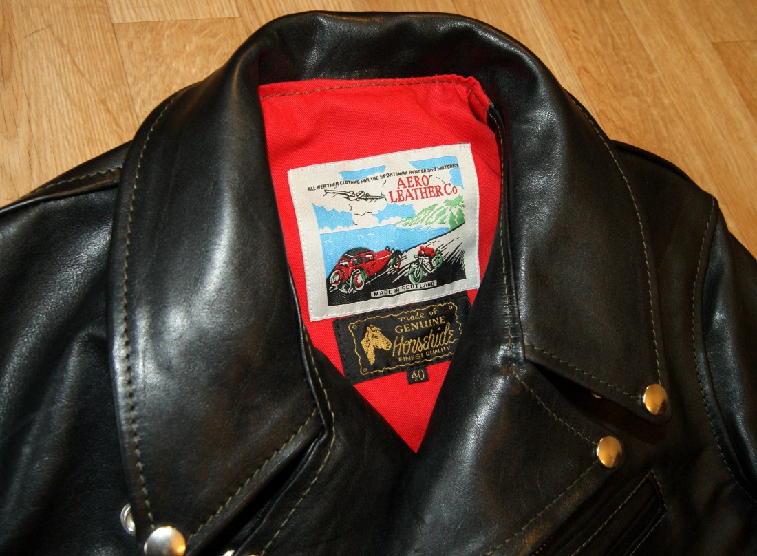 Aero Ridley Three-Pocket Black Vicenza Horsehide tag.jpg
