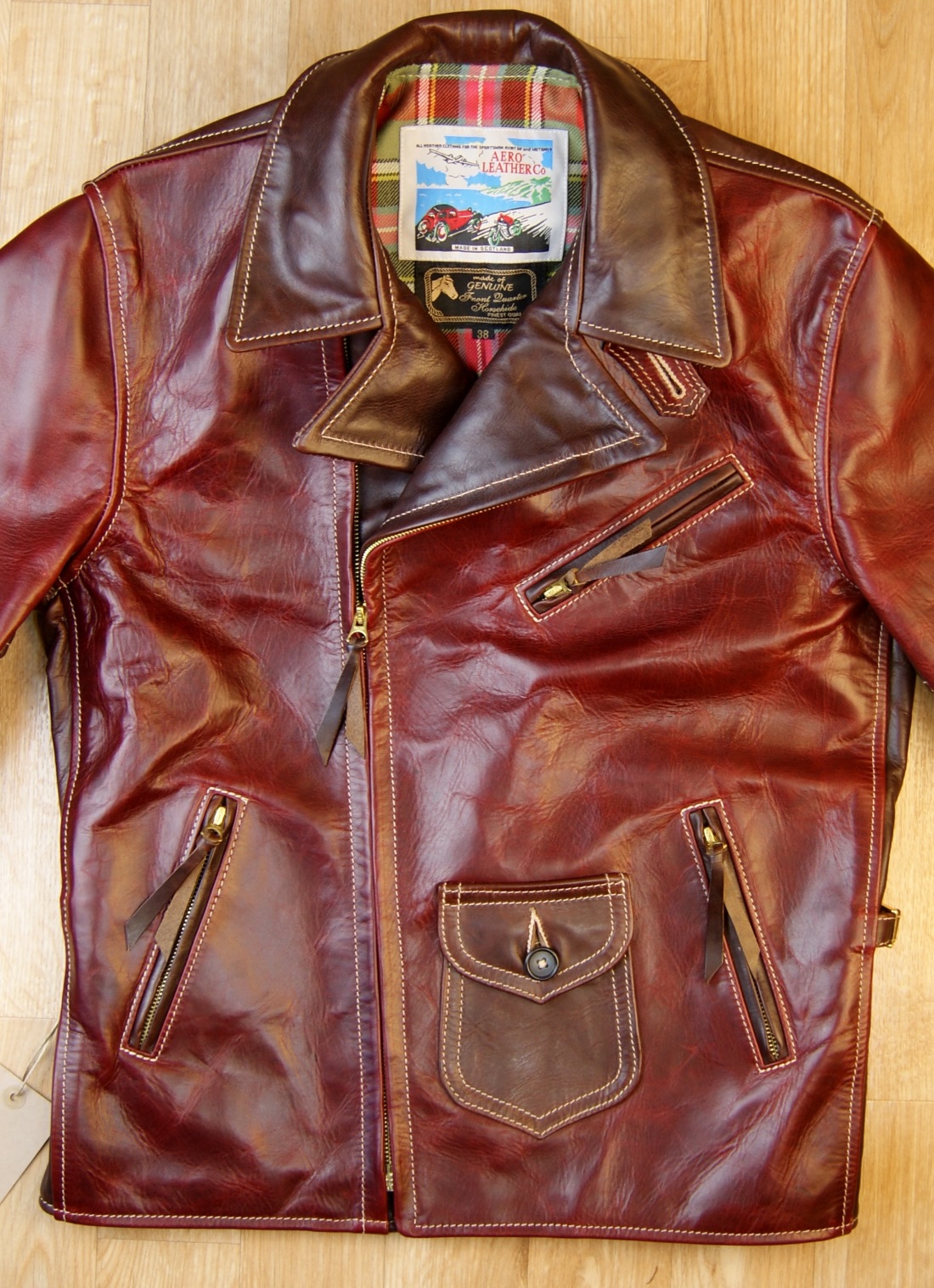Aero STF Bootlegger Cherry and Brown CXL FQHH Two-Tone front.jpg